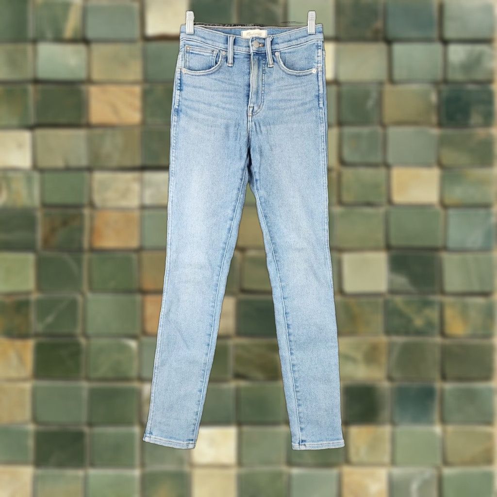Madewell Madewell Jeans Women 24 Skinny High Rise 10" Blue Denim Womens Size 42" / US 20 - 1 Thumbnail