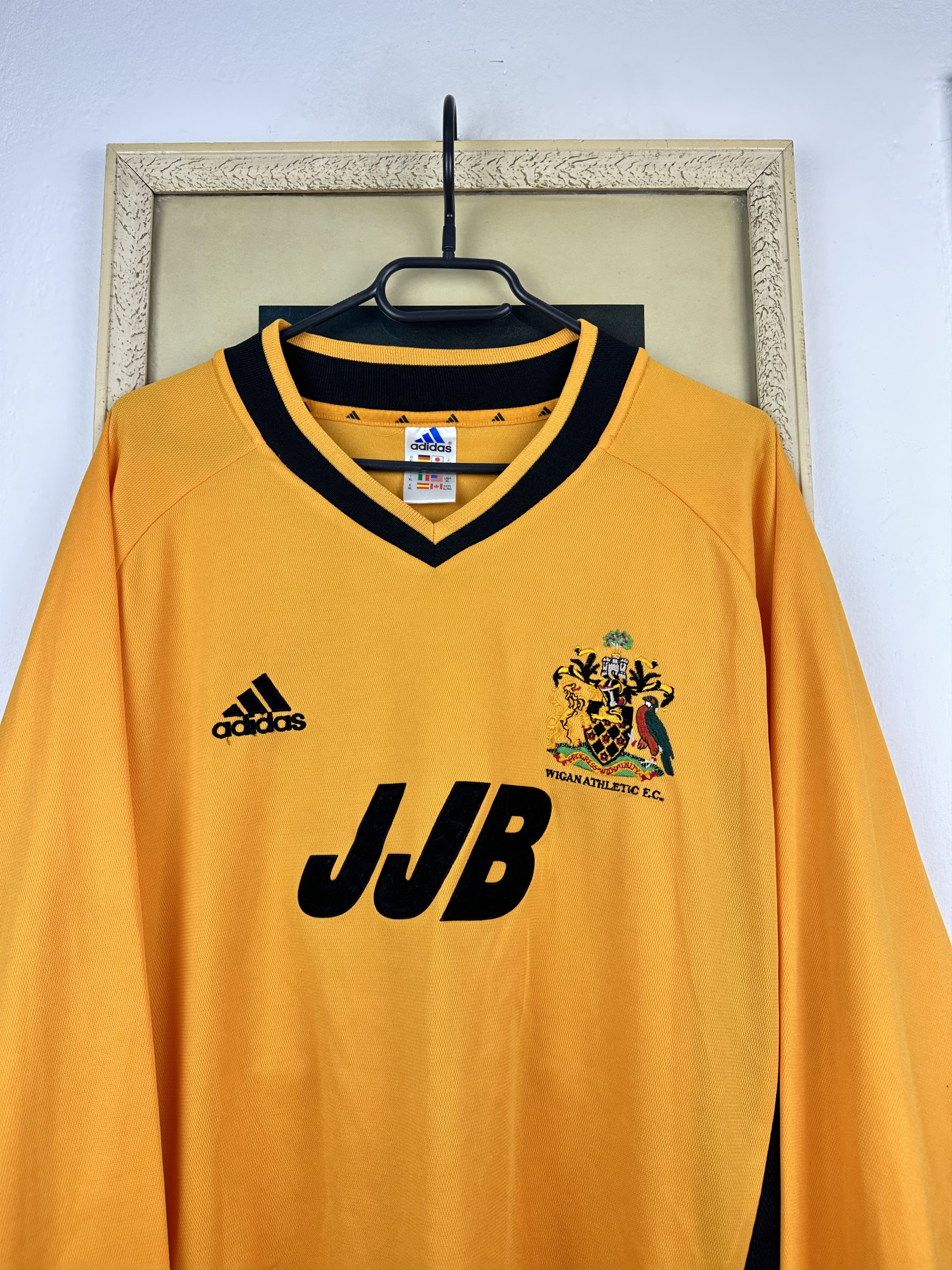 Adidas × Vintage Wigan Athletic football shirt 2001 Long Sleeve Soccer Jersey Size US XL / EU 56 / 4 - 2 Thumbnail