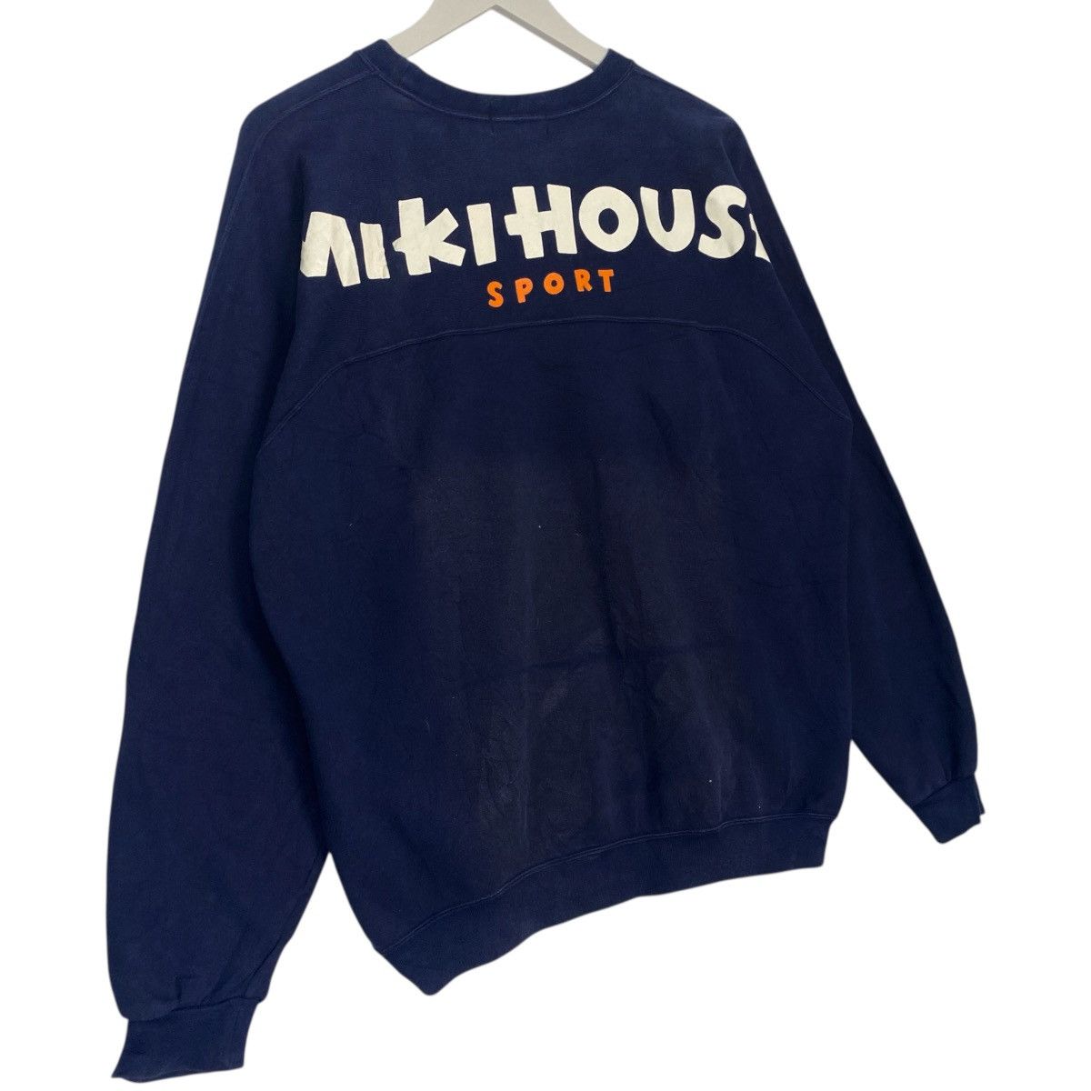Vintage Vintage Miki House Sweatshirt Navy Blue Pullover Jumper Sz M Size US M / EU 48-50 / 2 - 3 Thumbnail