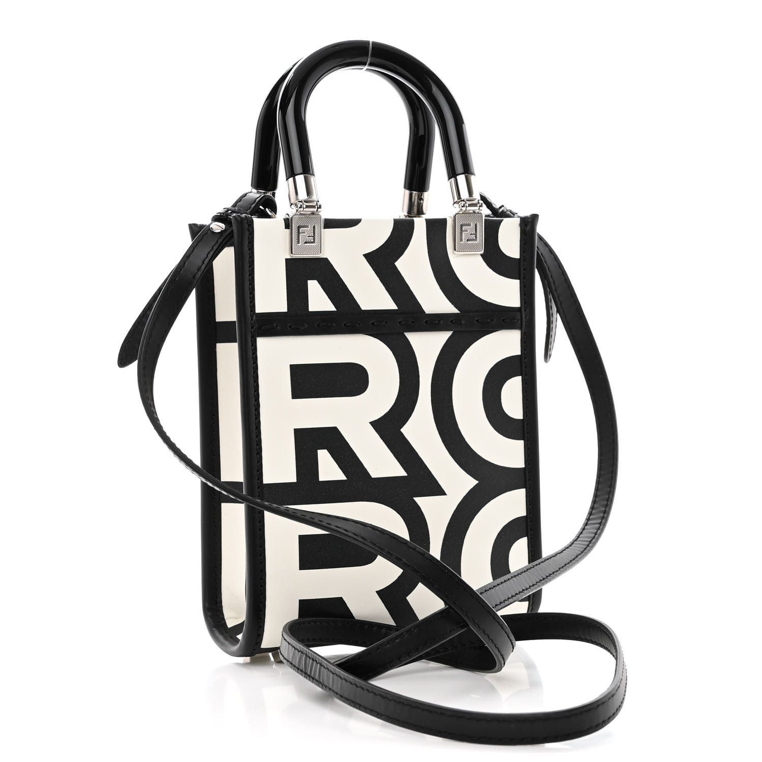 Fendi o1loc1c0824 Size: OS / Mini Sunshine Shopper Black/White Size ONE SIZE - 2 Thumbnail