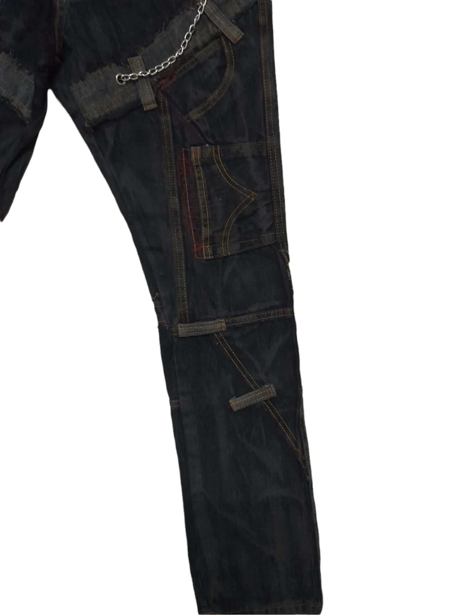 Seditionaries Aston Punk Denim Distressed (E122) W30 Size US 30 / EU 46 - 8 Thumbnail