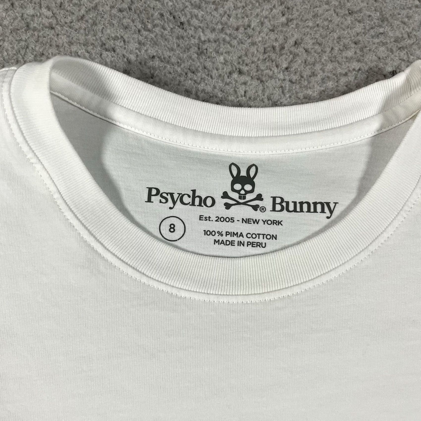 Psycho Bunny Psycho Bunny Shirt Mens 2XL White Long Sleeve Graphic Pima Cotton Logo Size US XXL / EU 58 / 5 - 4 Thumbnail