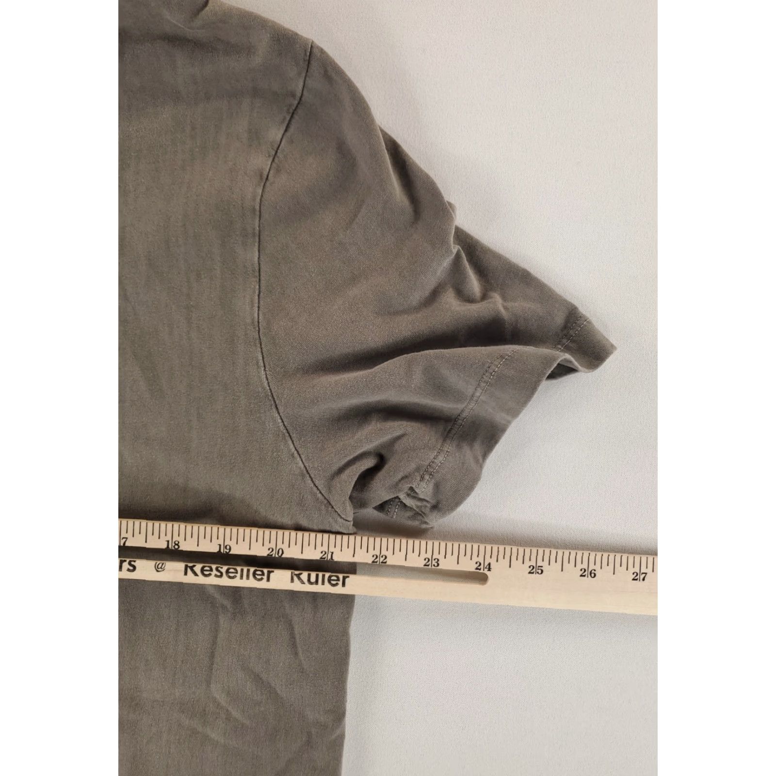 Vintage Standard James Perse Supima Cotton Polo Shirt Short Sleeve Gray Mens L Size US L / EU 52-54 / 3 - 6 Thumbnail