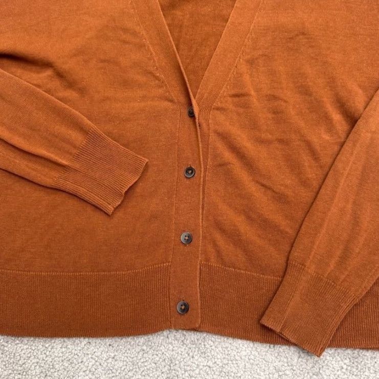 Madewell Madewell Women's XS Cardigan Sweater Knit Long Sleeve V-Neck Solid Brown Autumn Fall Casual Dressy Size XS / US 0-2 / IT 36-38 - 4 Thumbnail