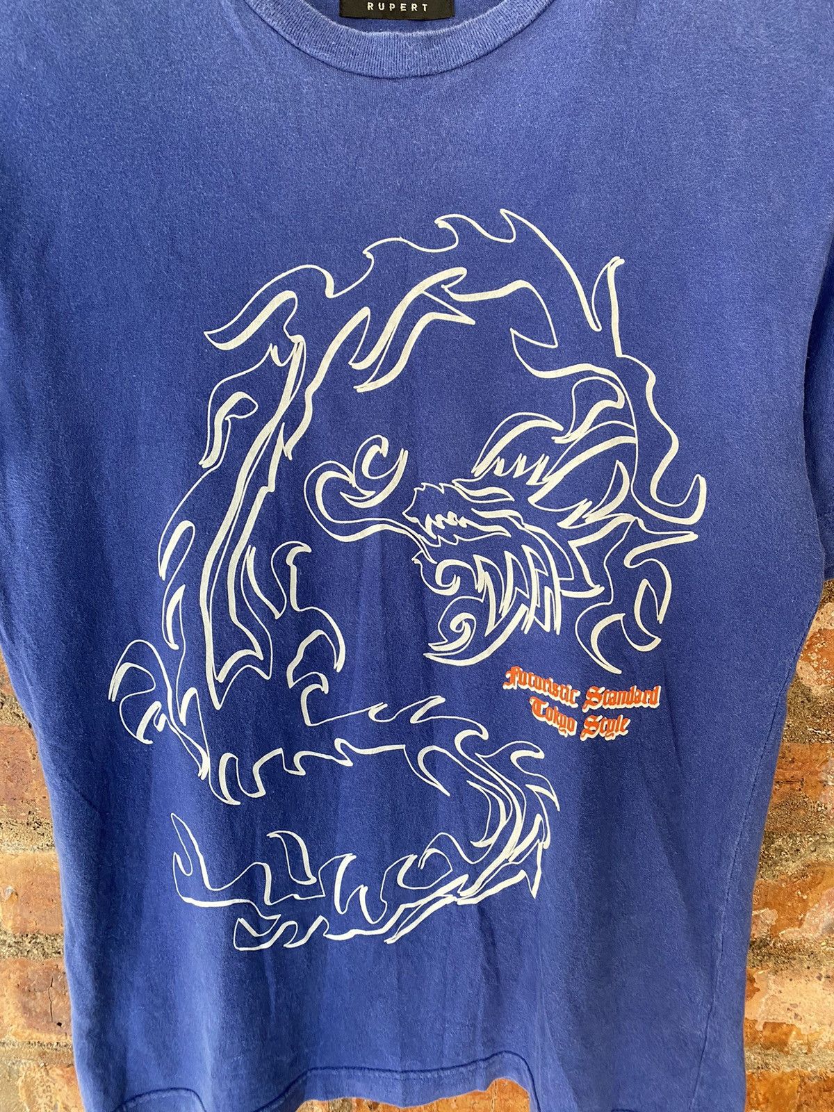 Japanese Brand 2000s EDGE RUPERT tokyo Dragons tee Size US M / EU 48-50 / 2 - 3 Thumbnail