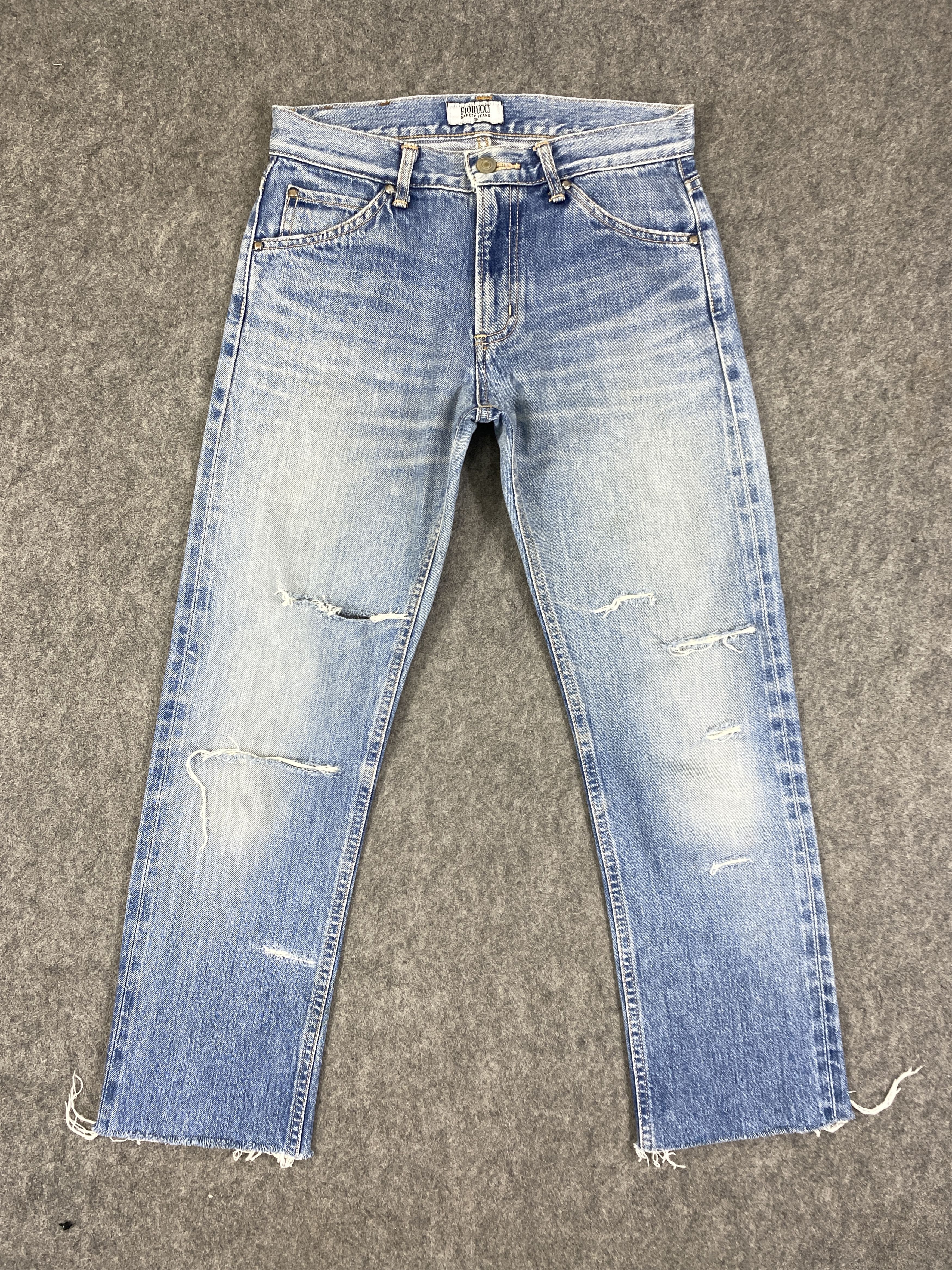 image of Hype Vintage Selvedge Fiorucci Jeans 27X24 - Jn3243 in Faded Blue, Men's