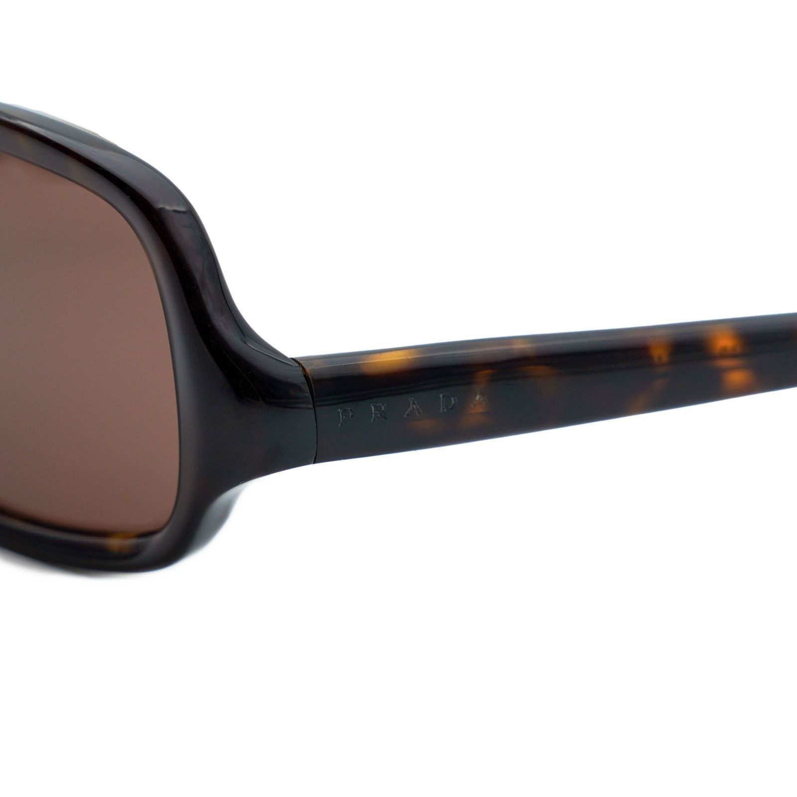 Prada Vintage Prada VPR 18B Logo Tortoise Rectangular Sunglasses Size ONE SIZE - 4 Thumbnail