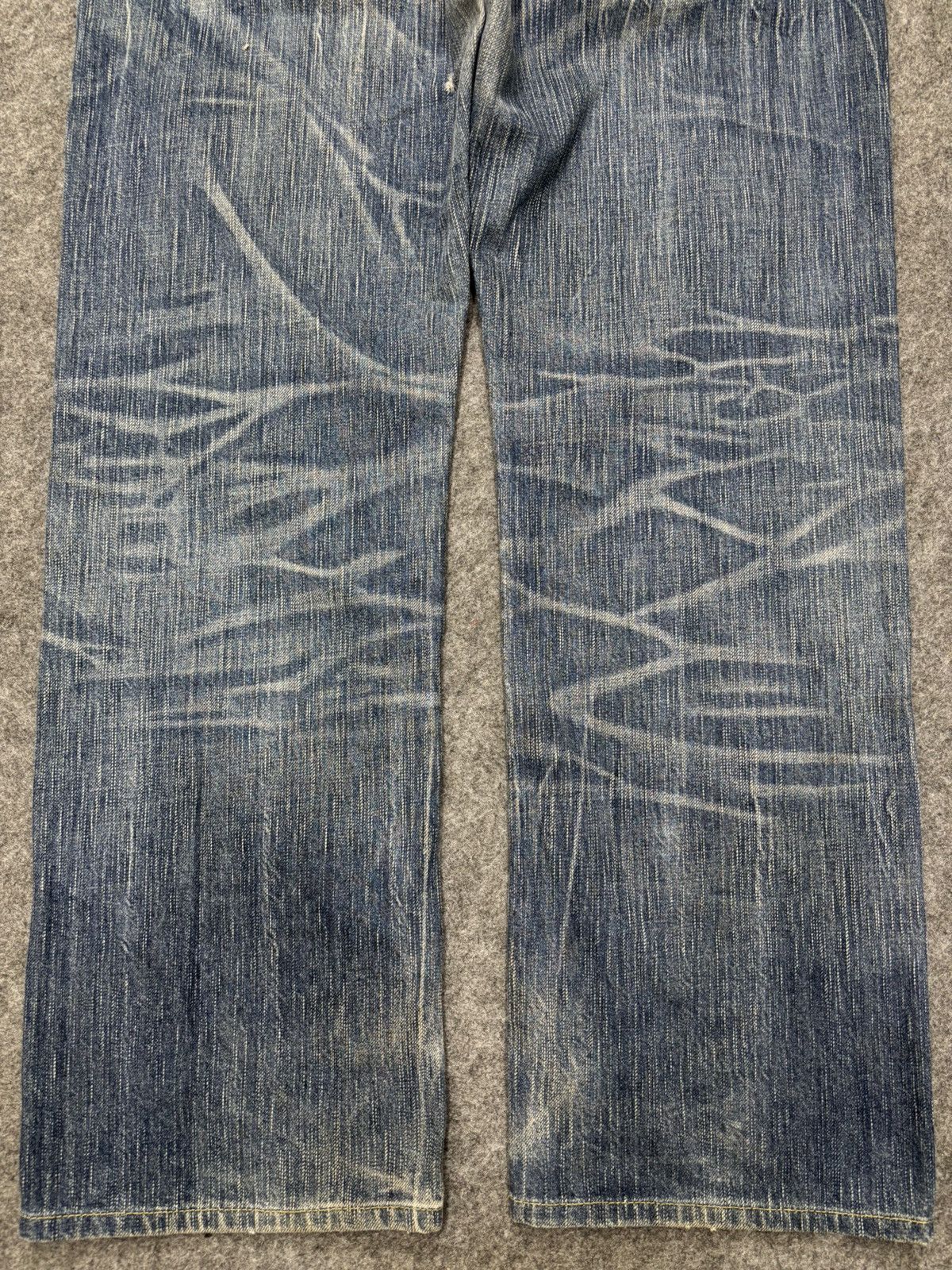 Edwin 💥Insane Fades💥Rare Edwin 503 All Out Fades Denim F655 Size US 33 - 13 Thumbnail