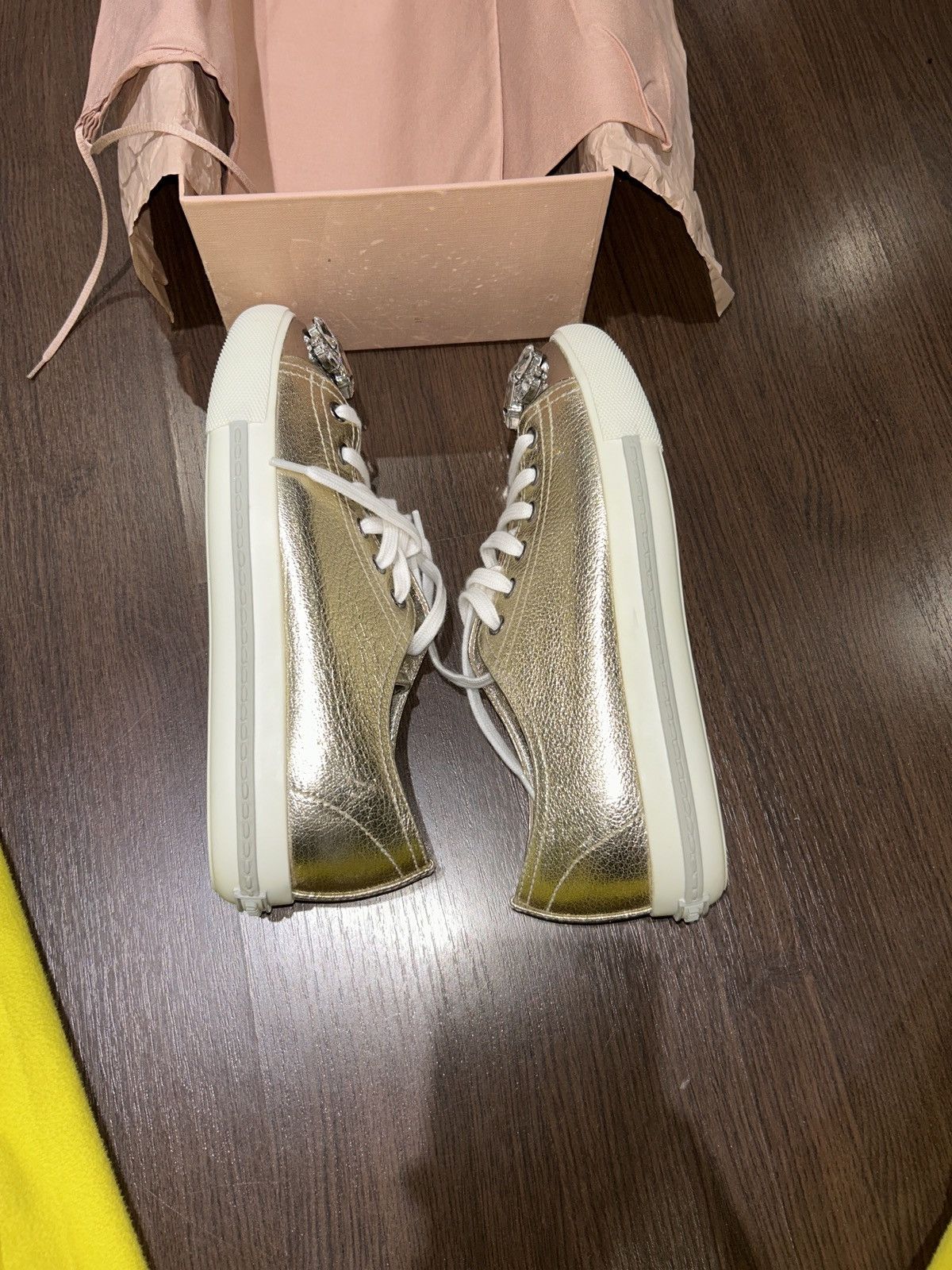 Miu Miu Miu Miu leather sneakers Size US 6.5 / IT 36.5 - 7 Thumbnail