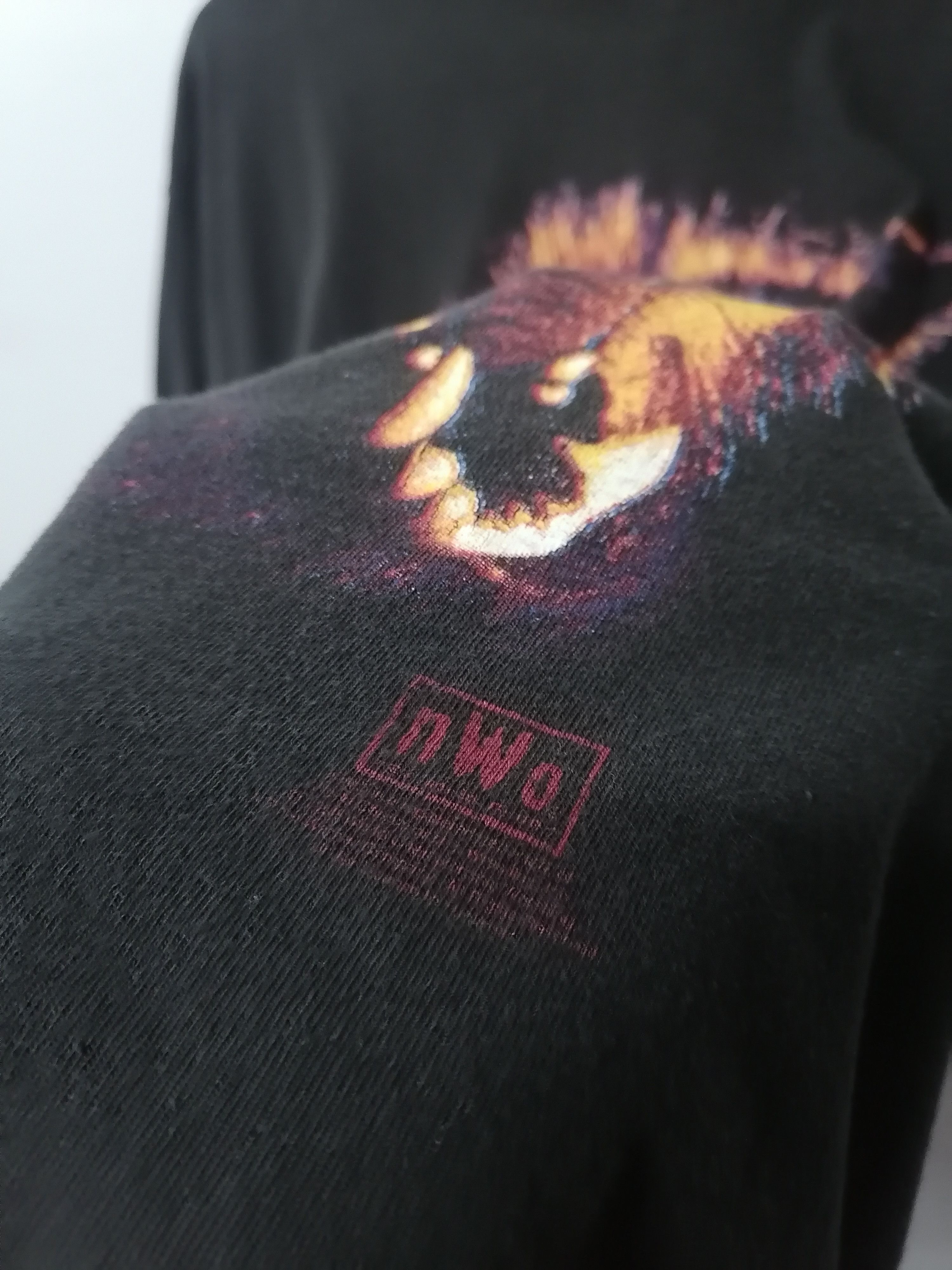 Vintage 90s NWO New World Order Wolfpack Tee Size US L / EU 52-54 / 3 - 3 Thumbnail