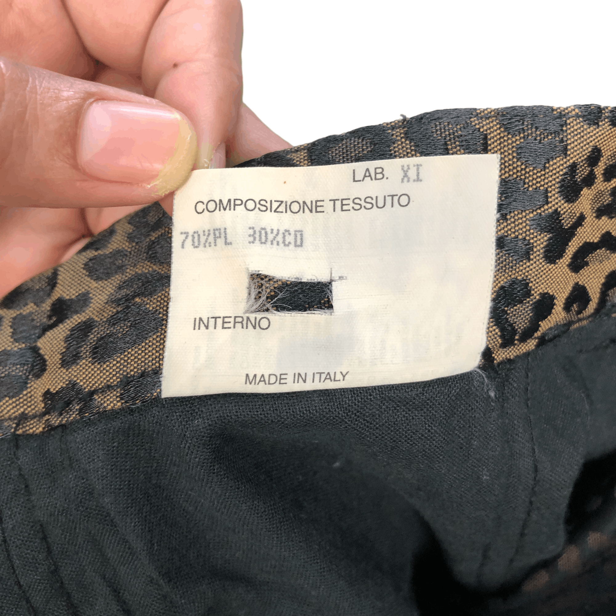 Fendi FENDI JEANS LEOPARD SKIN DESIGNS MINI SKIRTS #6249-220 Size 23" - 13 Thumbnail