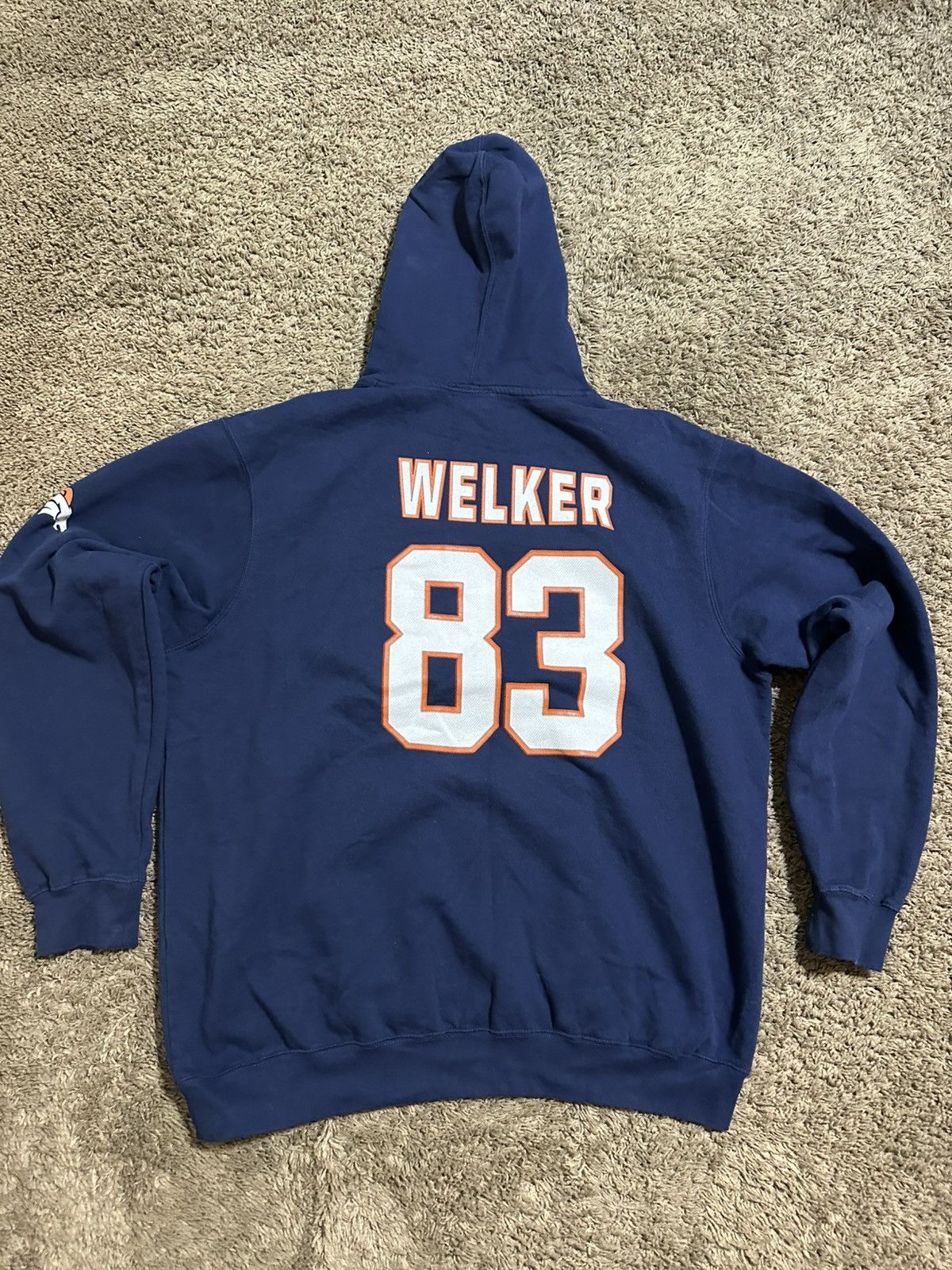 NFL Vintage NFL Denver Broncos “welker” hoodie 00s size xl Size US XL / EU 56 / 4 - 6 Thumbnail