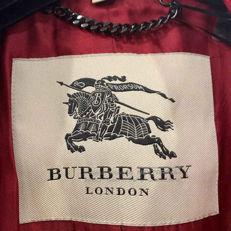 Burberry Burberry Red Wool Women's Coat XS. Size XS / US 0-2 / IT 36-38 - 4 Thumbnail