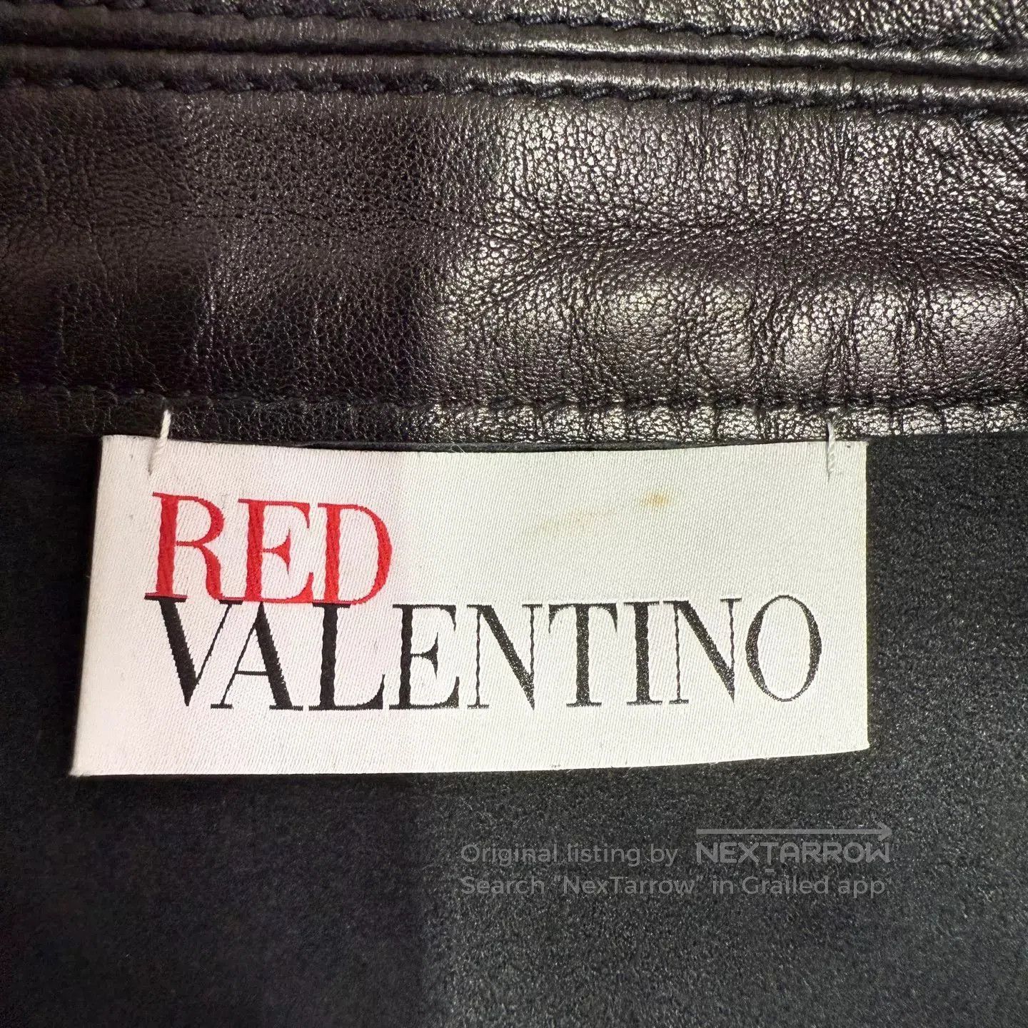 RED Valentino Red Valentino Black Leather Vest. Size M / US 6-8 / IT 42-44 - 4 Thumbnail