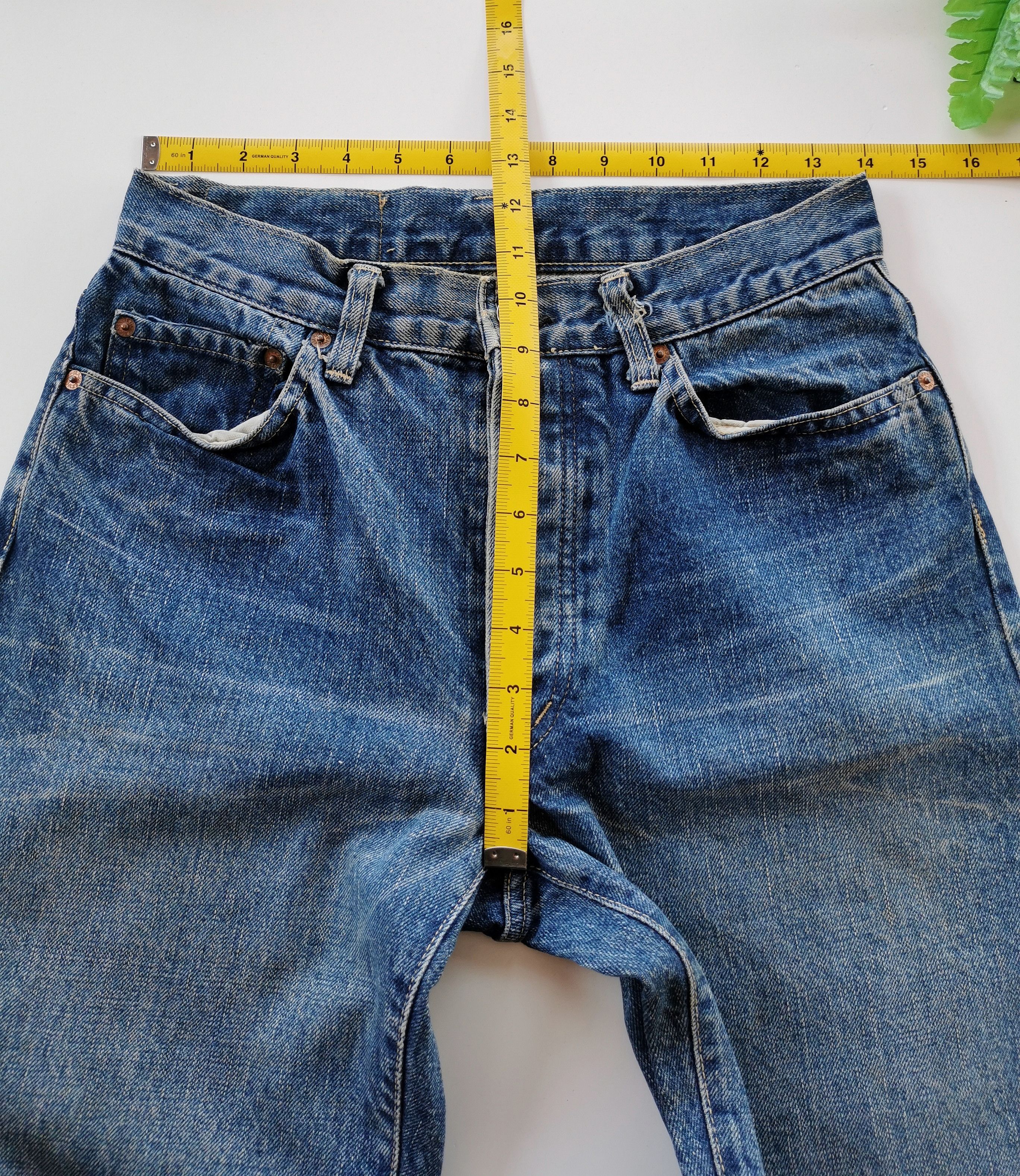 Blue Blue Japan HR Market Japan Selvedge Denim Jeans Size 28x30.5 Size US 28 / EU 44 - 9 Thumbnail