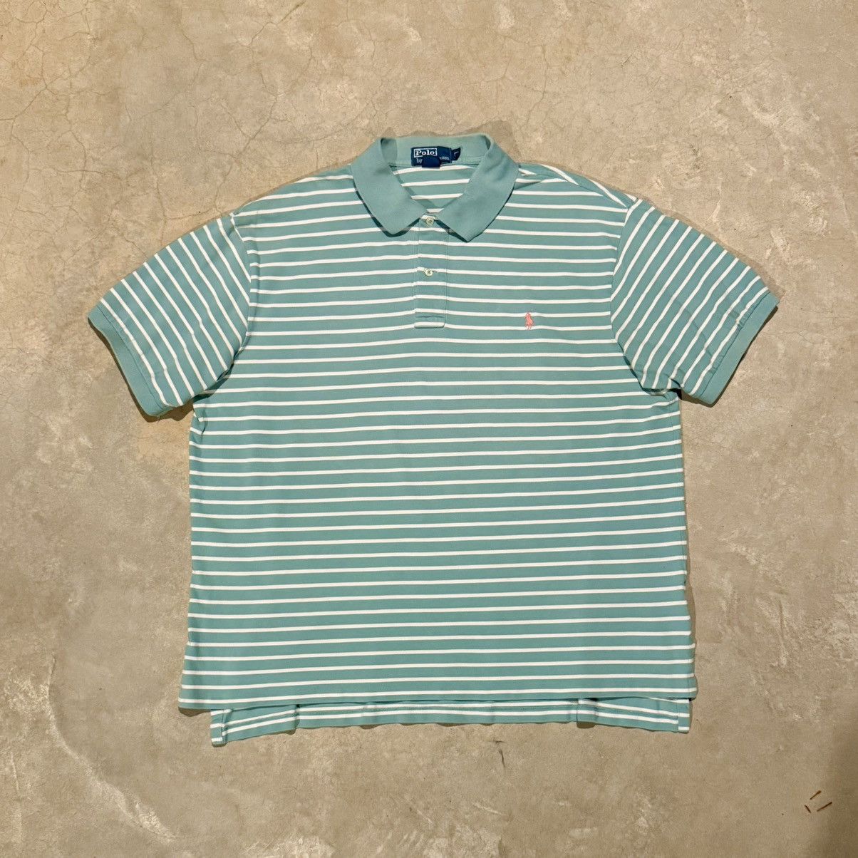 Polo Ralph Lauren 2000s Polo Ralph Lauren Striped Rugby Polo Shirt Kanye Y2K Size US XXL / EU 58 / 5 - 1 Thumbnail
