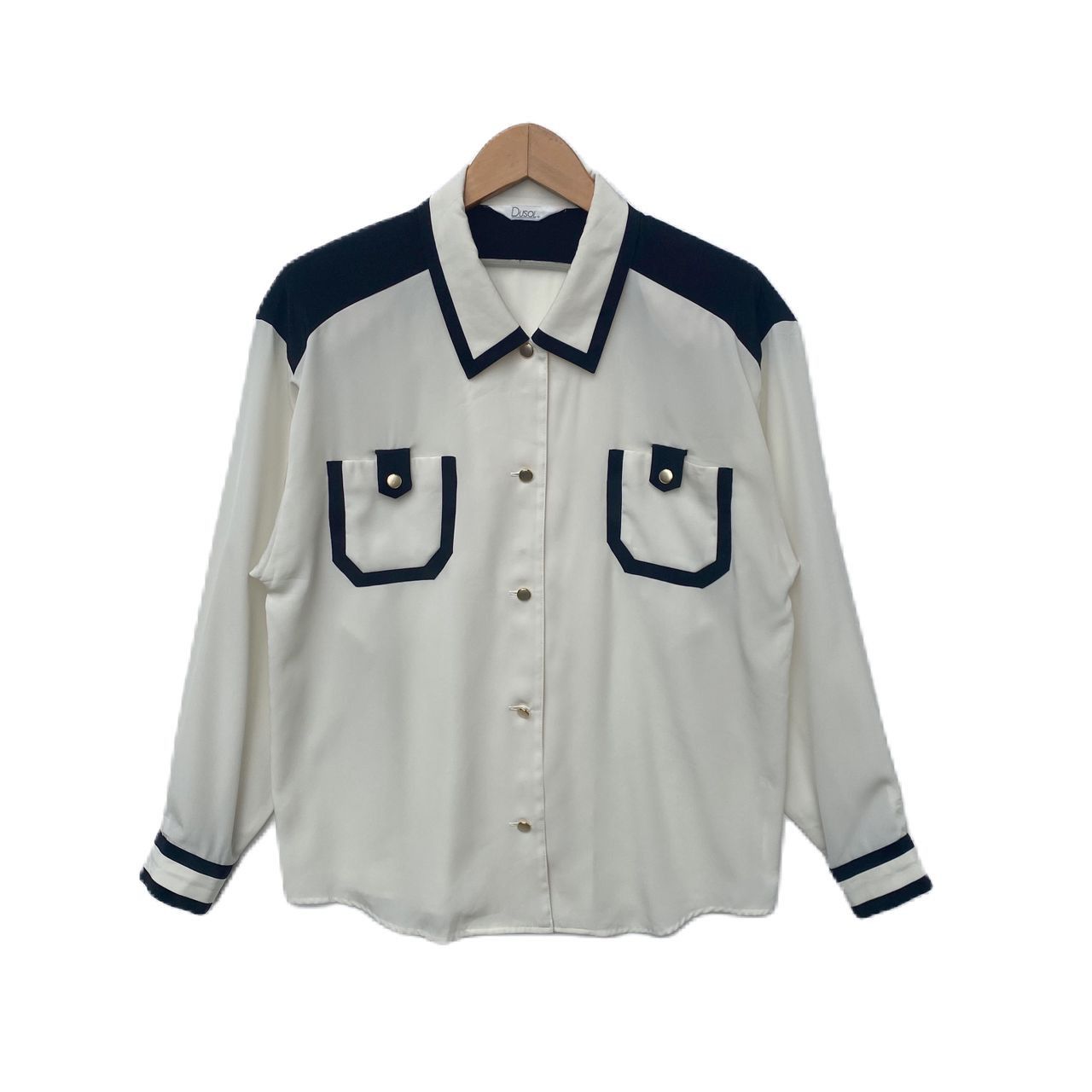 Vintage VINTAGE BLOUSE MEDIUM SIZE CREAM WHITE COLOUR Size M / US 6-8 / IT 42-44 - 1 Thumbnail
