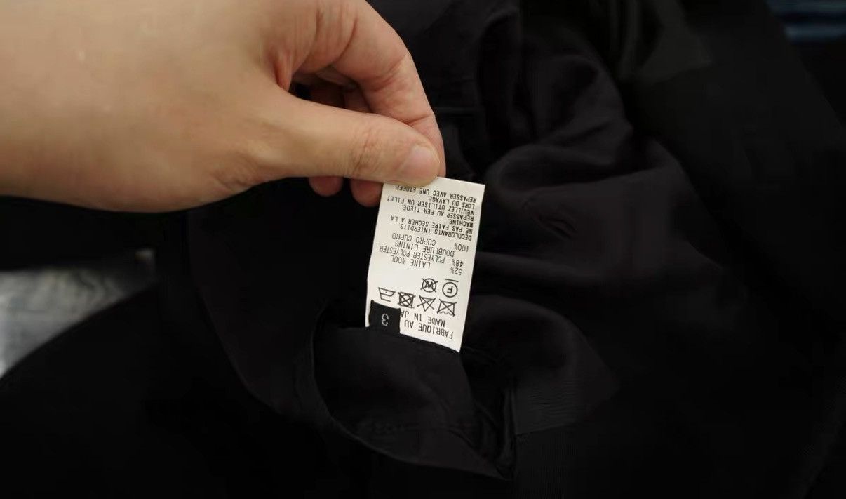 Yohji Yamamoto Yohji Yamamoto Wool Blend Shawl Collar Jacket Size US L / EU 52-54 / 3 - 8 Thumbnail