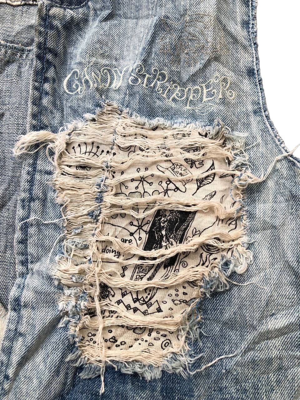 Designer × Japanese Brand Candy Stripper Ripped Vest Hoodie Size US M / EU 48-50 / 2 - 5 Thumbnail