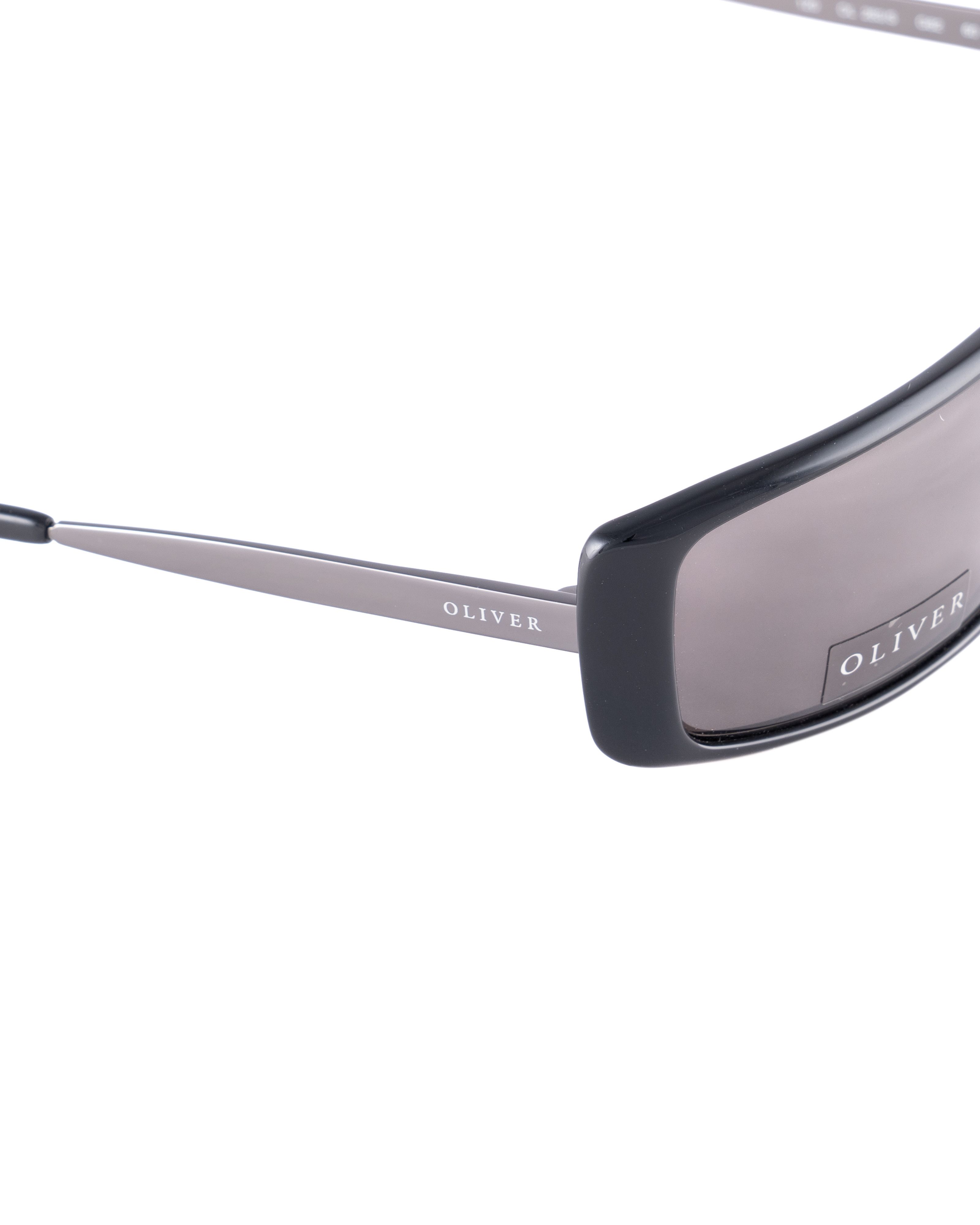 Valentino Oliver by Valentino 90's Rectangle Black Sunglasses Size ONE SIZE - 3 Thumbnail