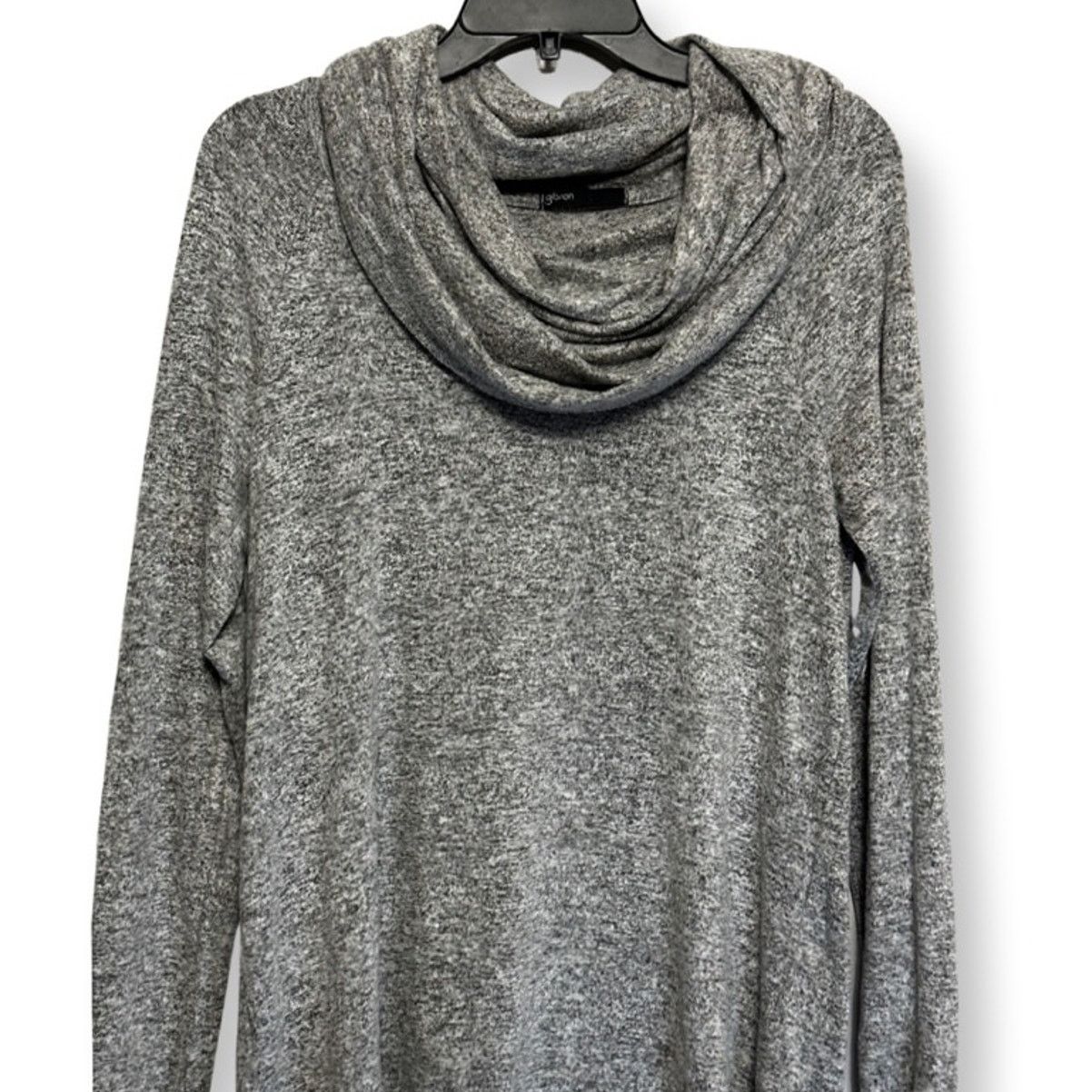 Other Gibson Tunic Top Gray Marled Convertible Neck Hi Low XS New Size XS / US 0-2 / IT 36-38 - 2 Thumbnail