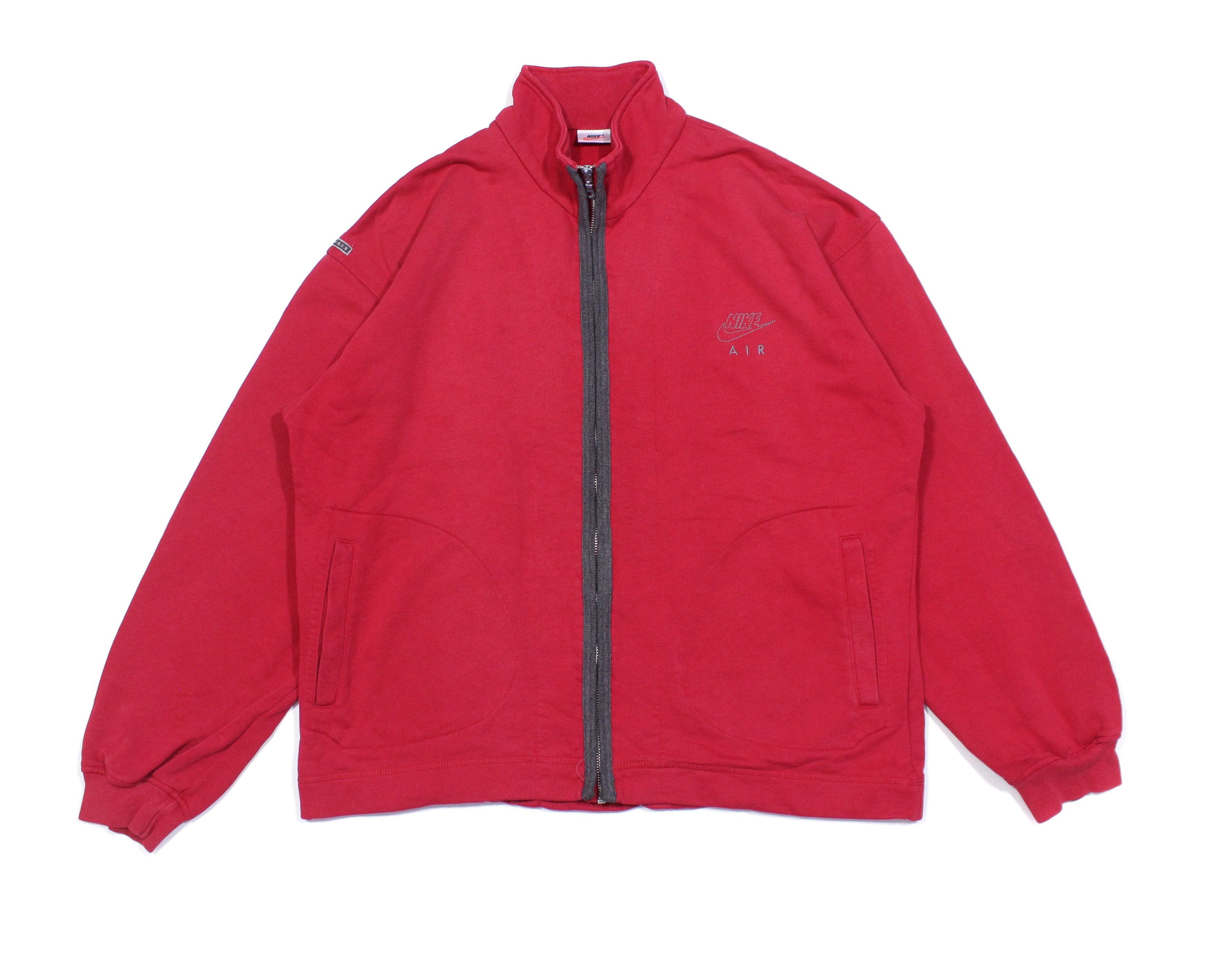 Nike 90S Swoosh Logo Zip Sweatshirt Size US L / EU 52-54 / 3 - 1 Thumbnail