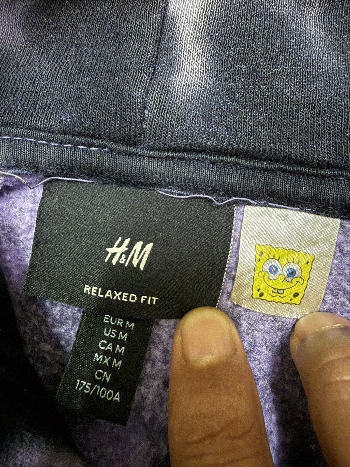 H&M H&M X Sponge Bob Tie Dye Pullover Sweater Hoodie Size US M / EU 48-50 / 2 - 10 Thumbnail