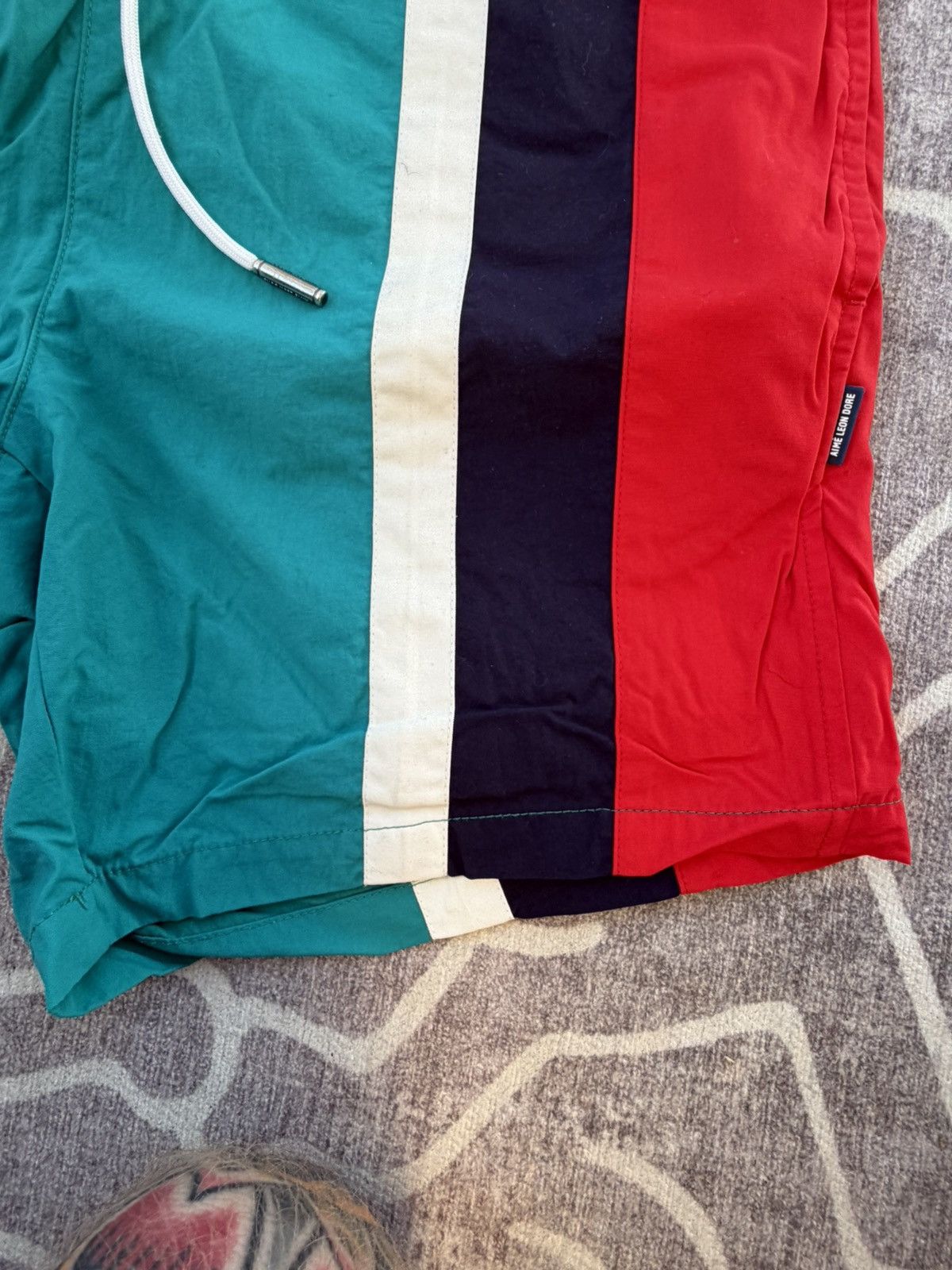 Aime Leon Dore Multicolored nylon shorts 2019 ald Size US 30 / EU 46 - 5 Thumbnail