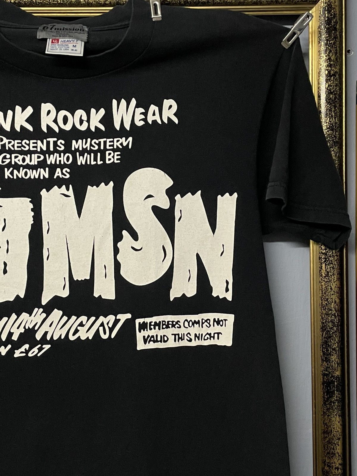 Vintage Vintage 90s Punk Rock Wear The 67MSN Avenue Sunfaded Tshirt Size US M / EU 48-50 / 2 - 5 Thumbnail