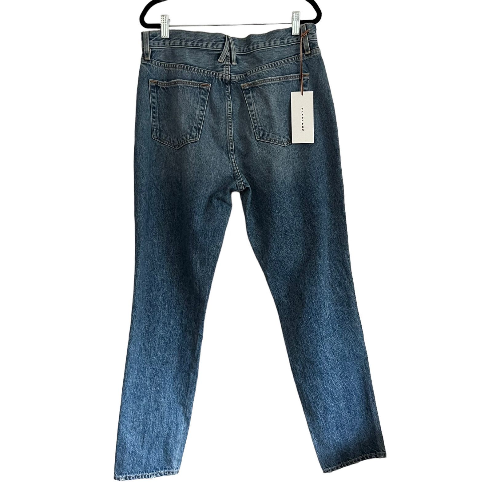 SLVRLAKE SLVRLAKE Distressed Roxy Jeans - After The Storm Size 31 Size 31" - 12 Thumbnail