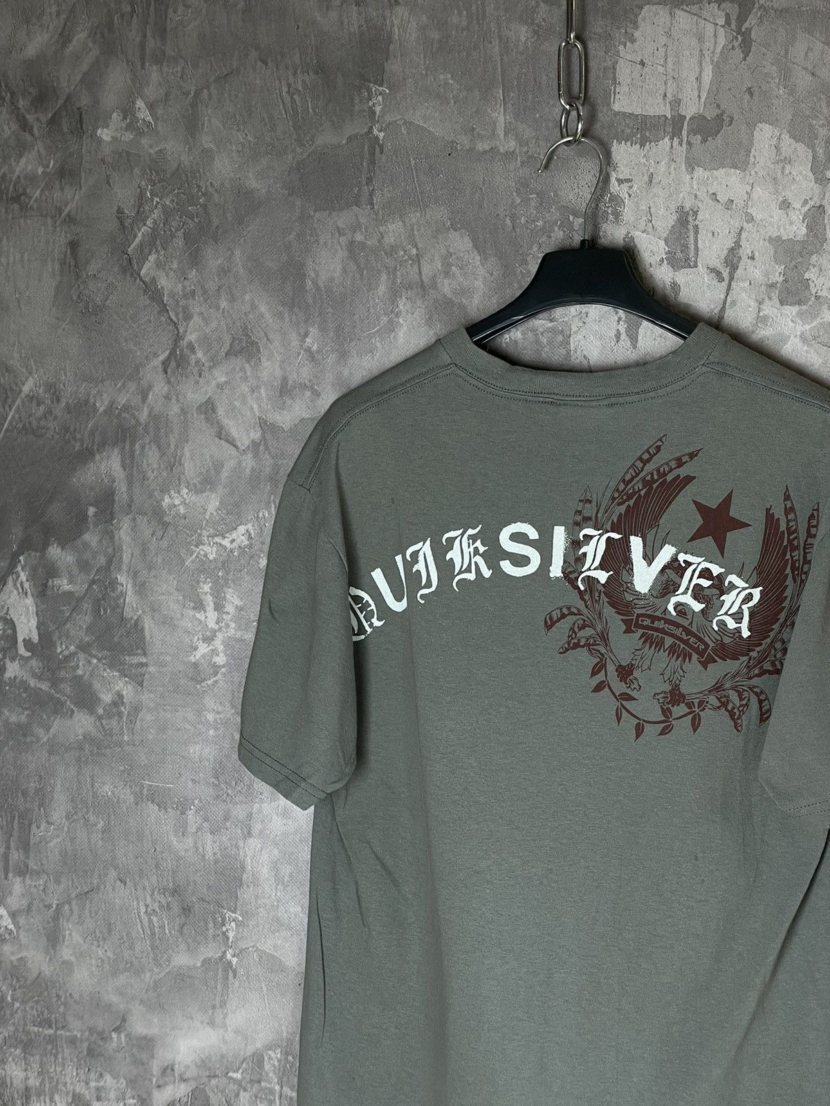 Quicksilver × Quiksilver × Vintage Vintage QUIKSILVER PUNK PRINT T shirt Graphic surf teeY2K Size US S / EU 44-46 / 1 - 3 Thumbnail