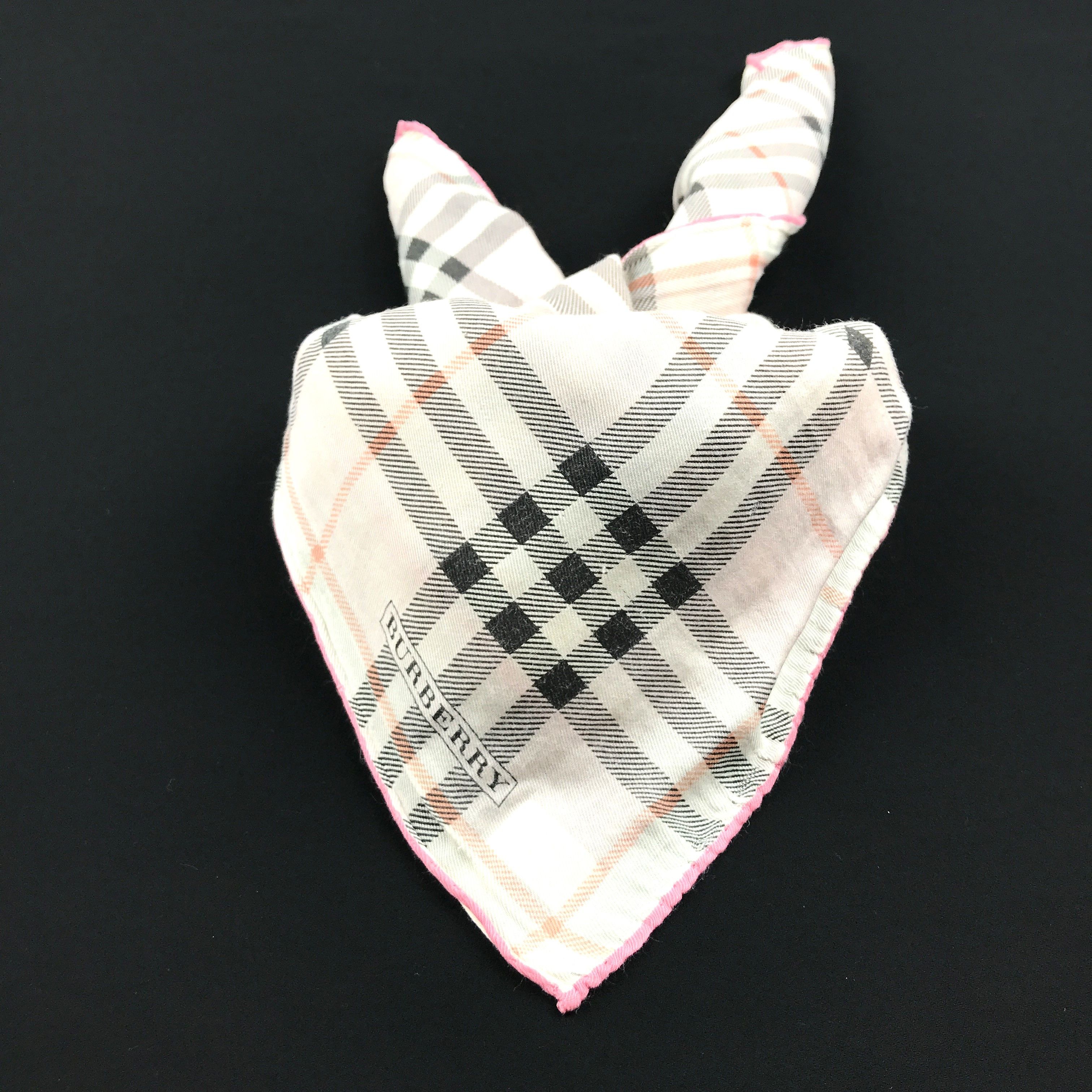 Burberry × Vintage Vintage Burberry Nova Check Bandana Neckerchief Handkerchief Size ONE SIZE - 4 Thumbnail