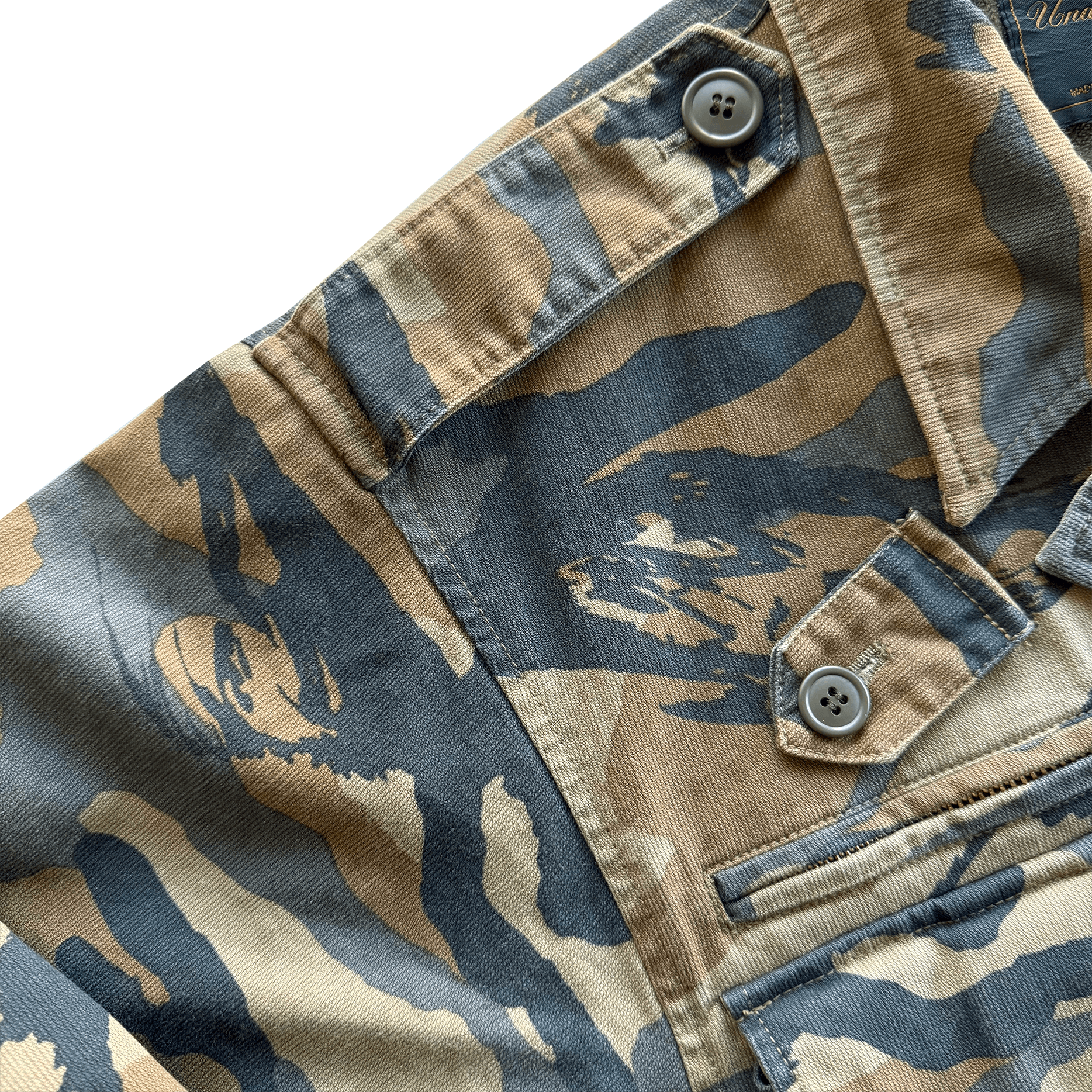Undercover AW03 Paper Doll Bush Laden Camo Tactical Field Jacket Size US L / EU 52-54 / 3 - 8 Thumbnail
