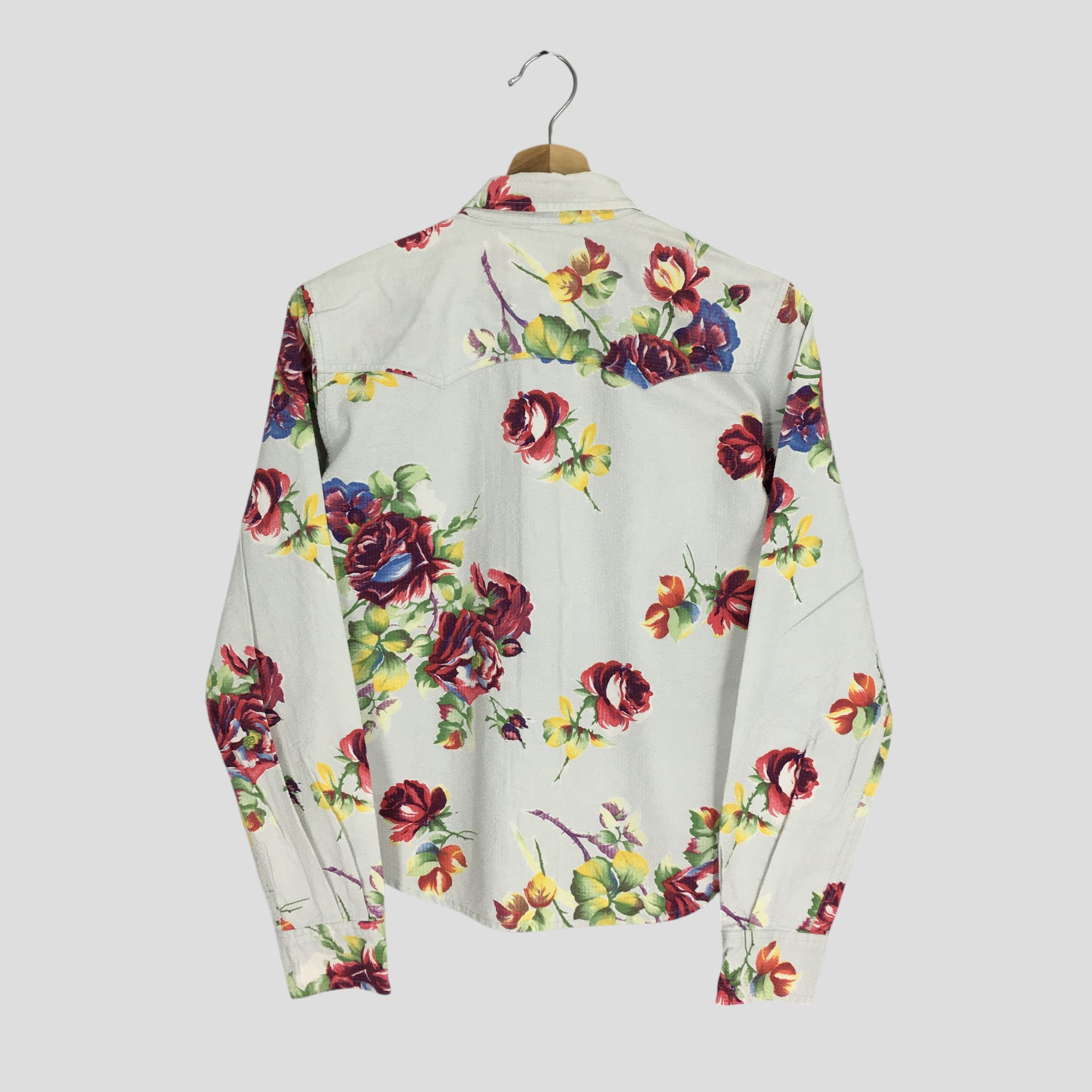 Polo Ralph Lauren Vintage Ralph Lauren Button Down Shirt Women Flowers Size L / US 10 / IT 46 - 2 Thumbnail