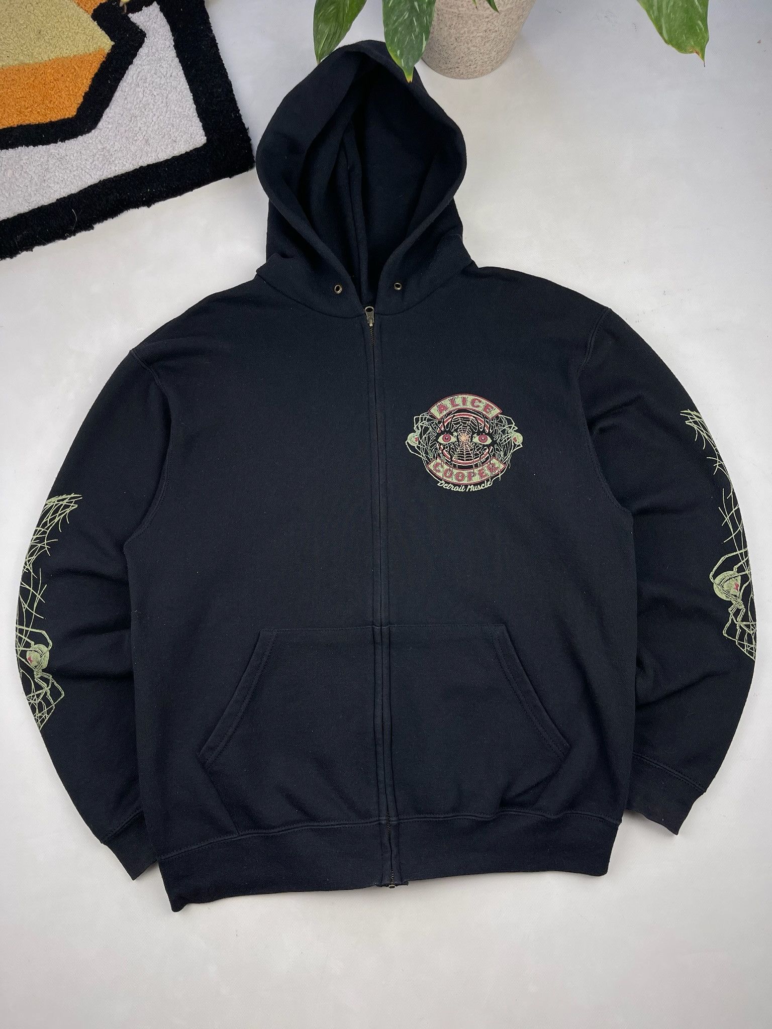 Vintage Vintage Ed Hardy Style🕷️ Alice Cooper Hoodie spider web🕸️ Size US M / EU 48-50 / 2 - 3 Thumbnail