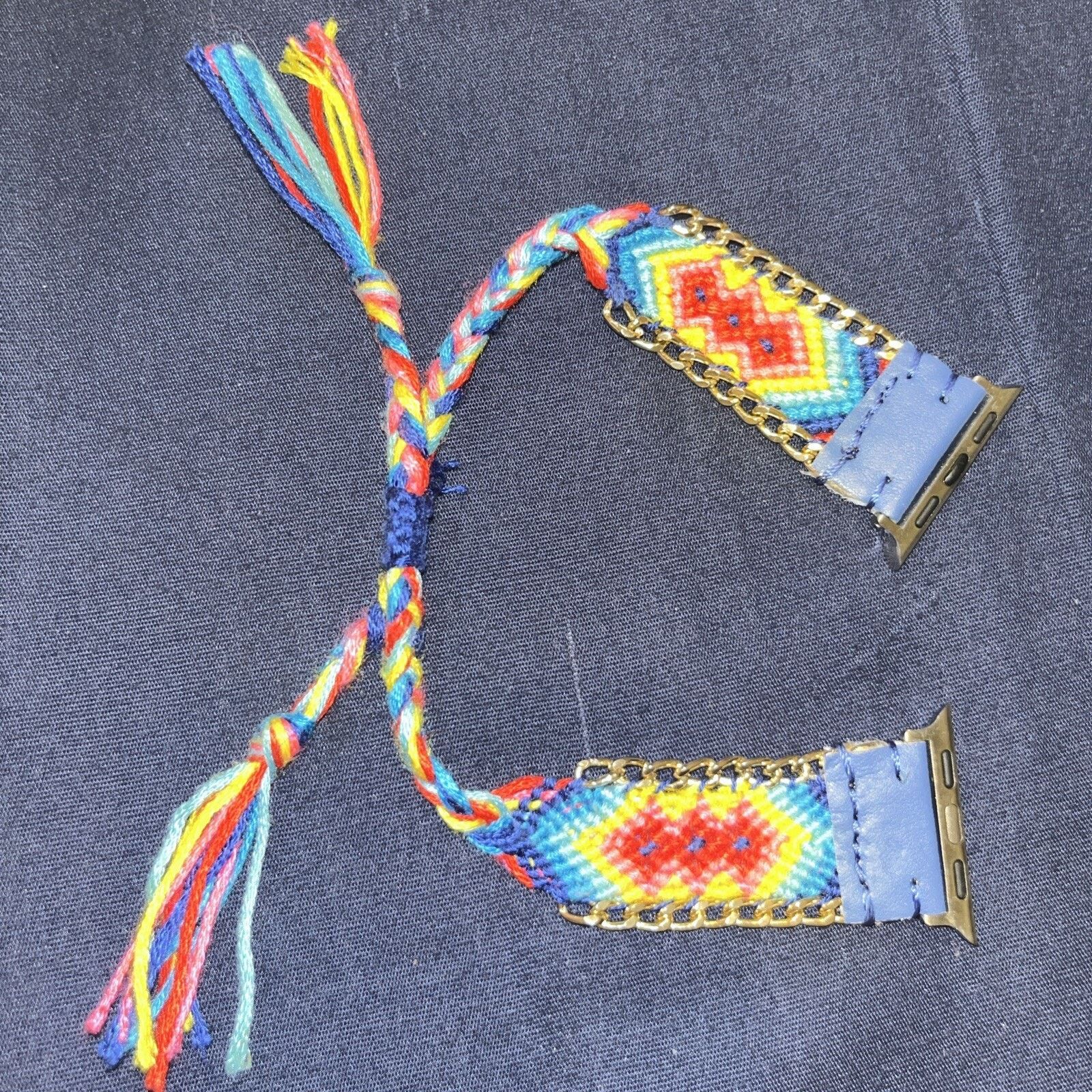 Other Western Apple Watch Band For Series 1234 & 5 Canvas Western Size ONE SIZE - 2 Thumbnail