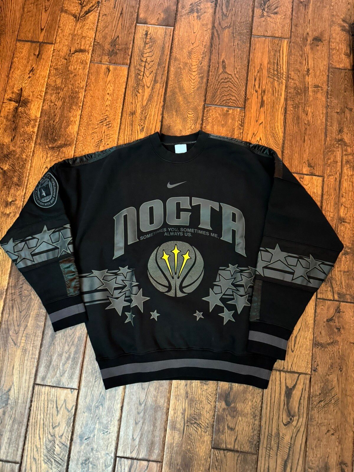 Pre-owned Drake X Nike Nocta Champions League Crewneck In Black