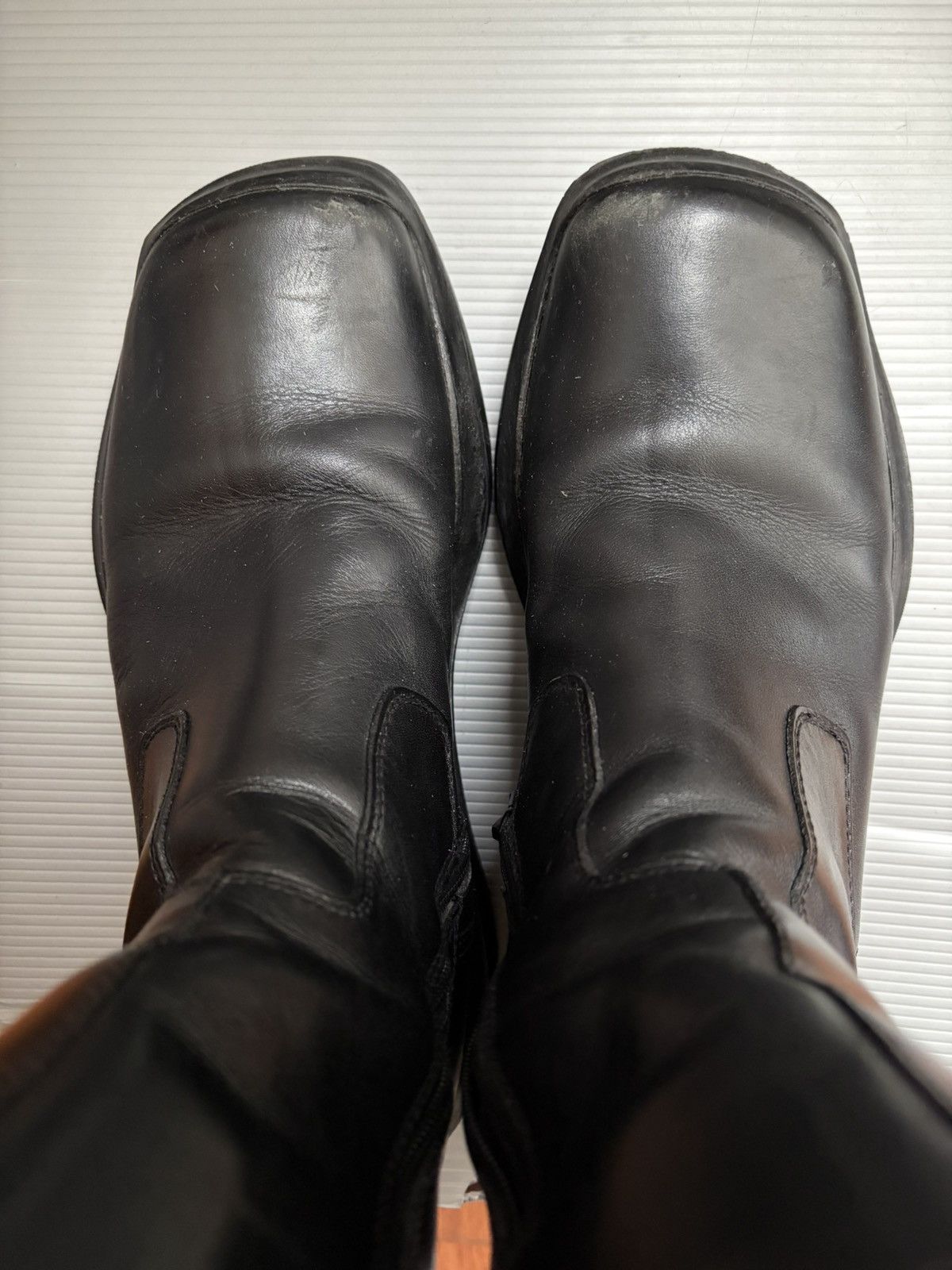 Prada Prada F/W 1999 Leather Mid-Calf Boots Men's 8 Women's 10.5 Size US 8 / EU 41 - 4 Thumbnail