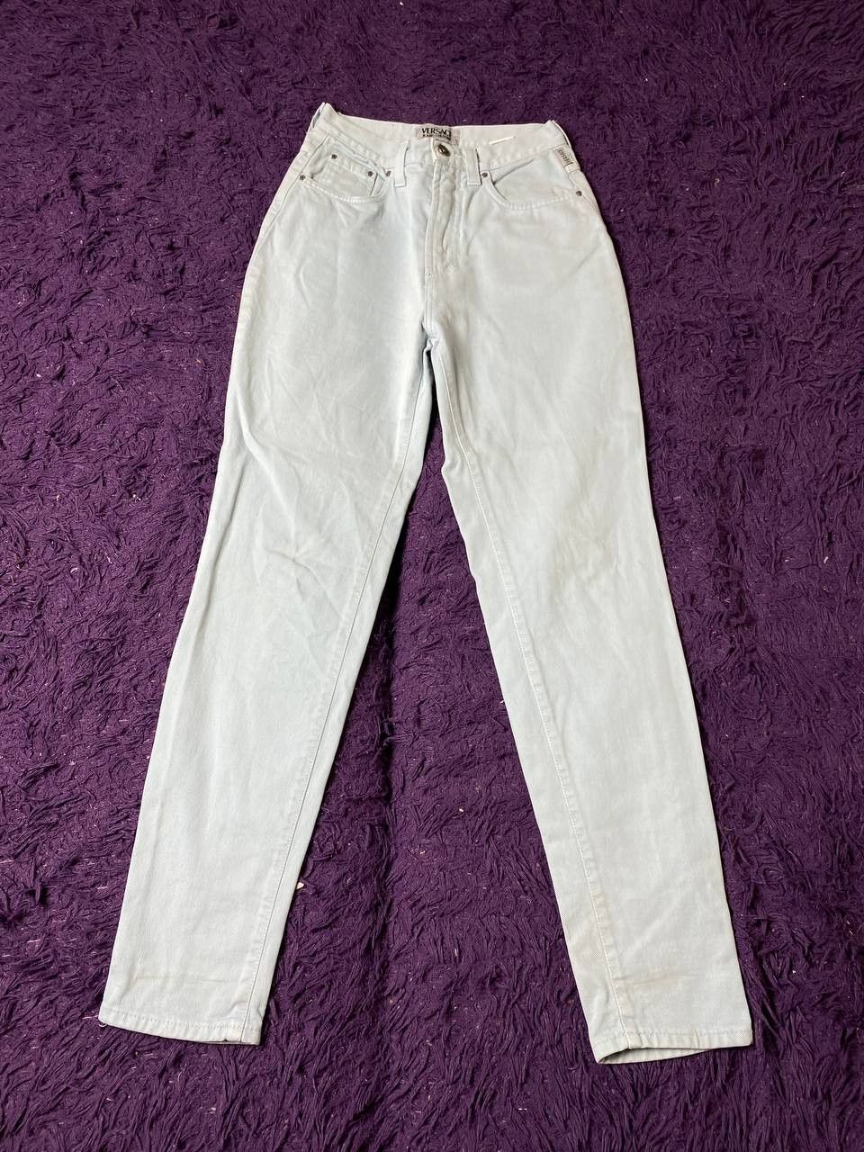 Versace × Vintage Versace Women's Denim Slim Jeans Size 29" - 7 Thumbnail