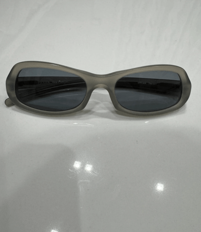 Prada × Vintage PRADA Sunglasses Rectangle Wrap Shield Sport Flame Star Size ONE SIZE - 2 Thumbnail