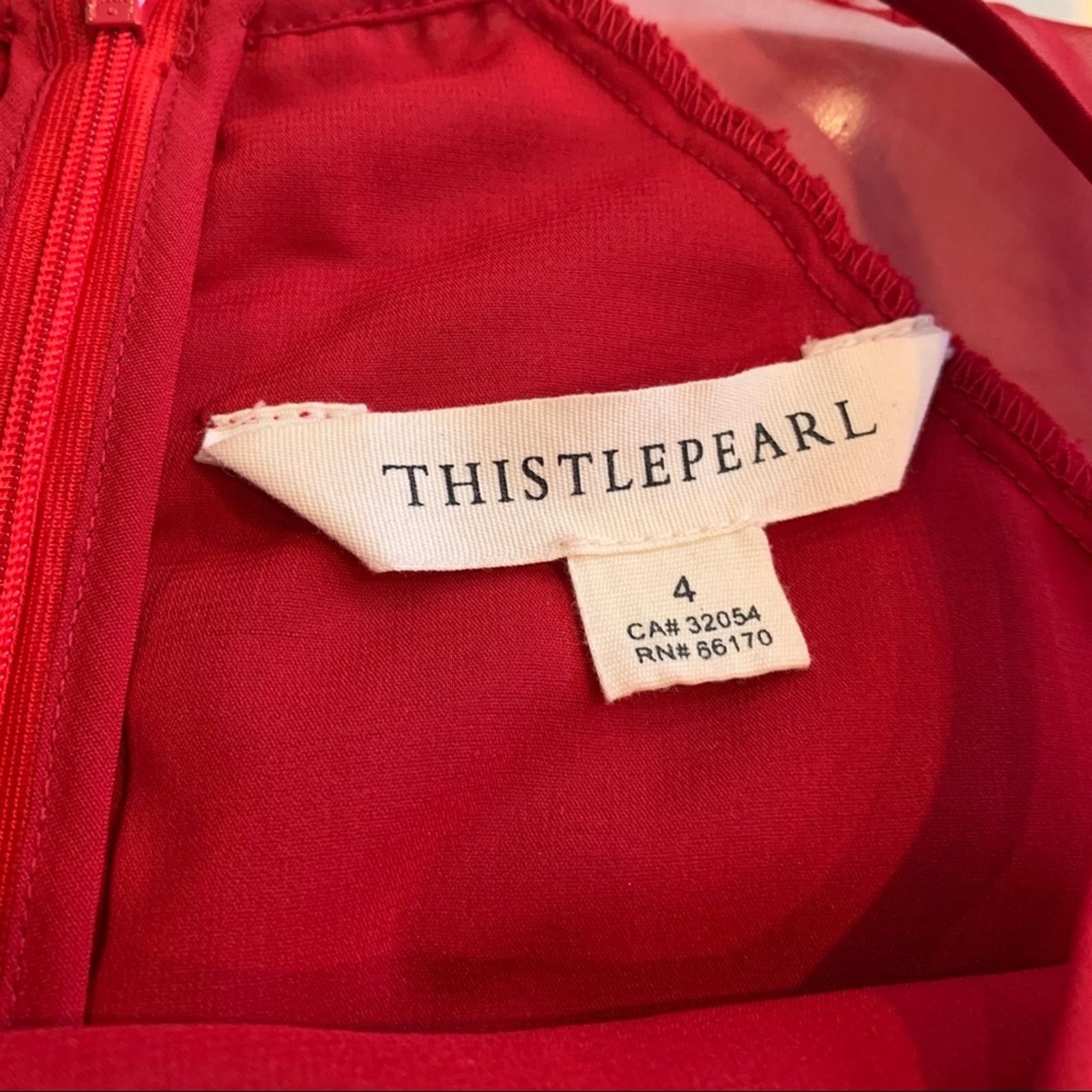 Anthropologie Anthropologie Thistlepearl red floral lace mini dress size 4 Size S / US 4 / IT 40 - 5 Thumbnail