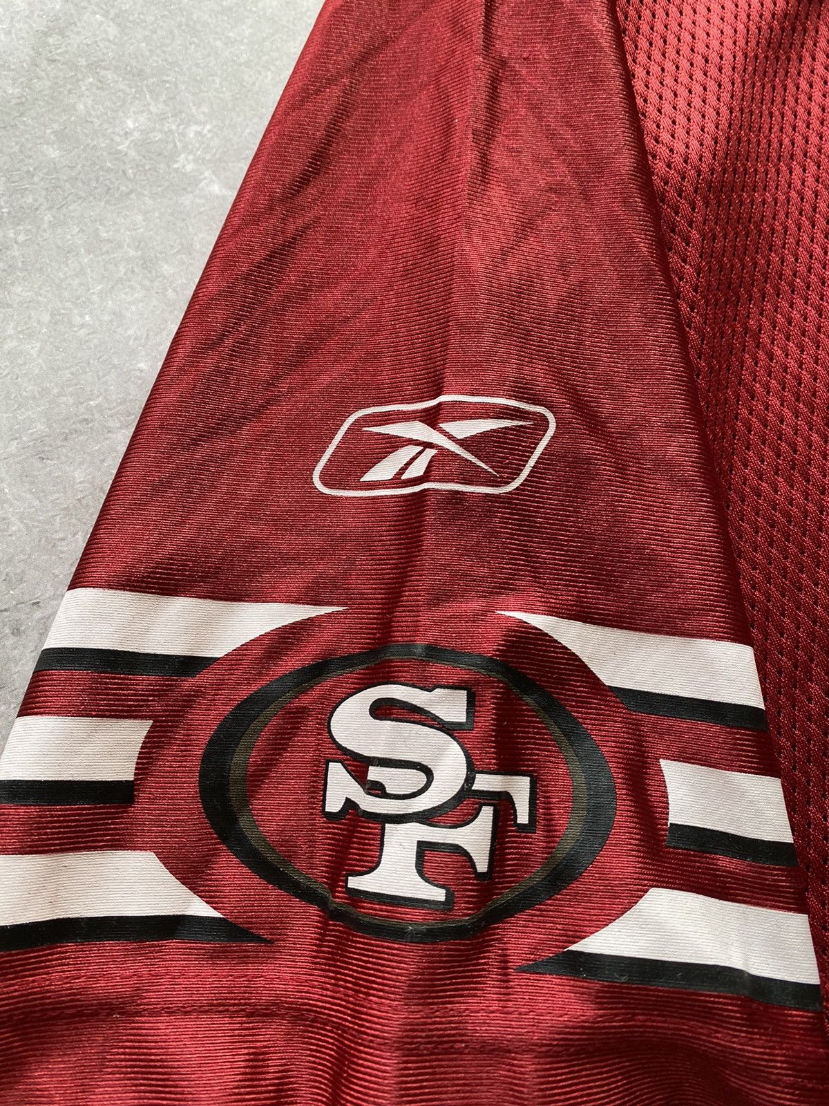 Reebok 🇺🇸SAN FRANCISCO 49ERS NFL FOOTBALL JERSEY REEBOK #98 PETERSON Size US XL / EU 56 / 4 - 6 Thumbnail