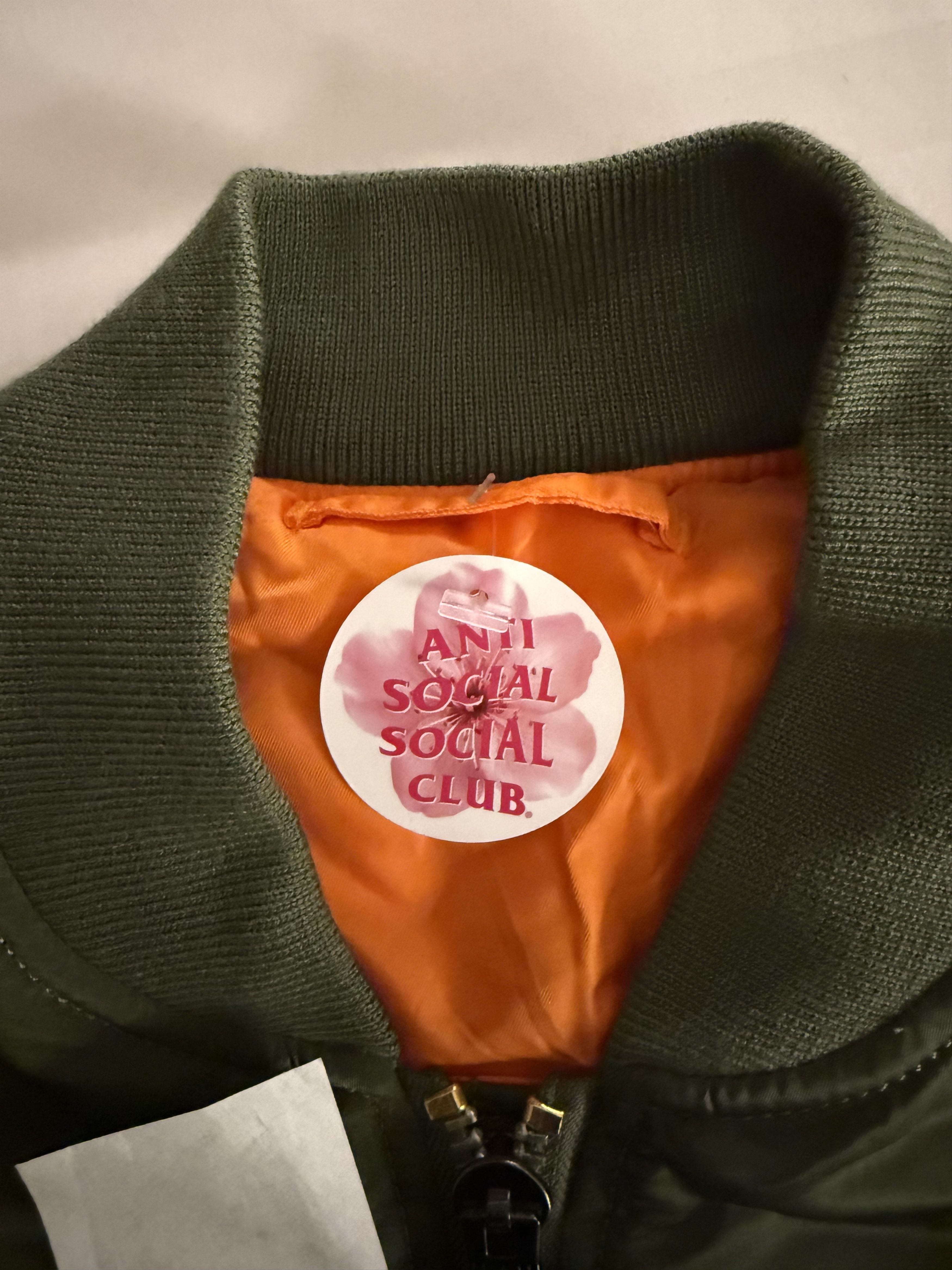 Alpha Industries × Anti Social Social Club AntiSocialSocialClub X Alpha Industries MA-1 Flight Jacket Size US XXL / EU 58 / 5 - 4 Thumbnail