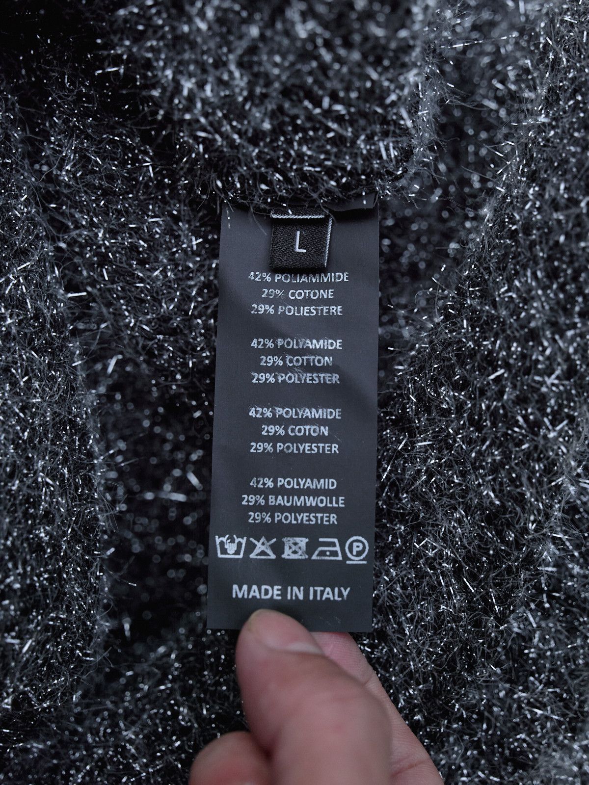 Raf Simons Raf Simons 2021AW Oversized Crewneck Sweater Size US L / EU 52-54 / 3 - 8 Thumbnail