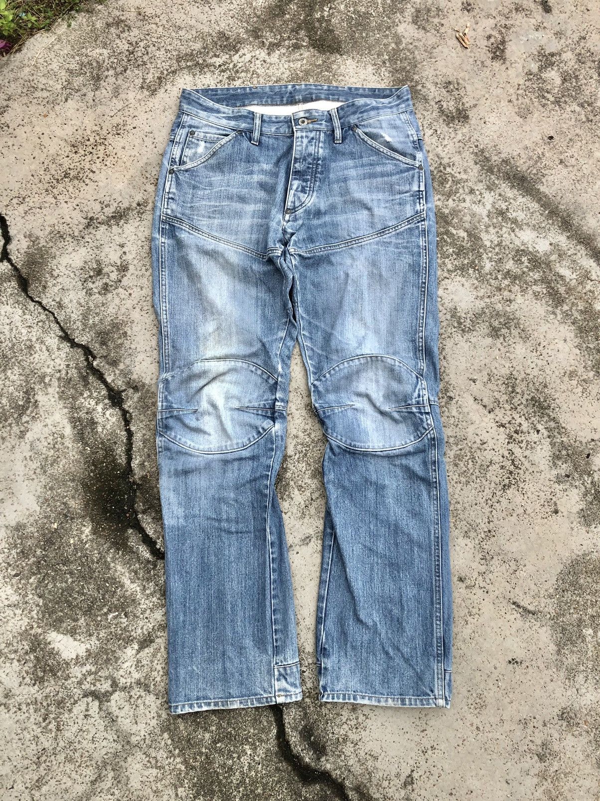 G-Star VINTAGE GSTAR BIKERS DENIM Size US 33 - 1 Thumbnail