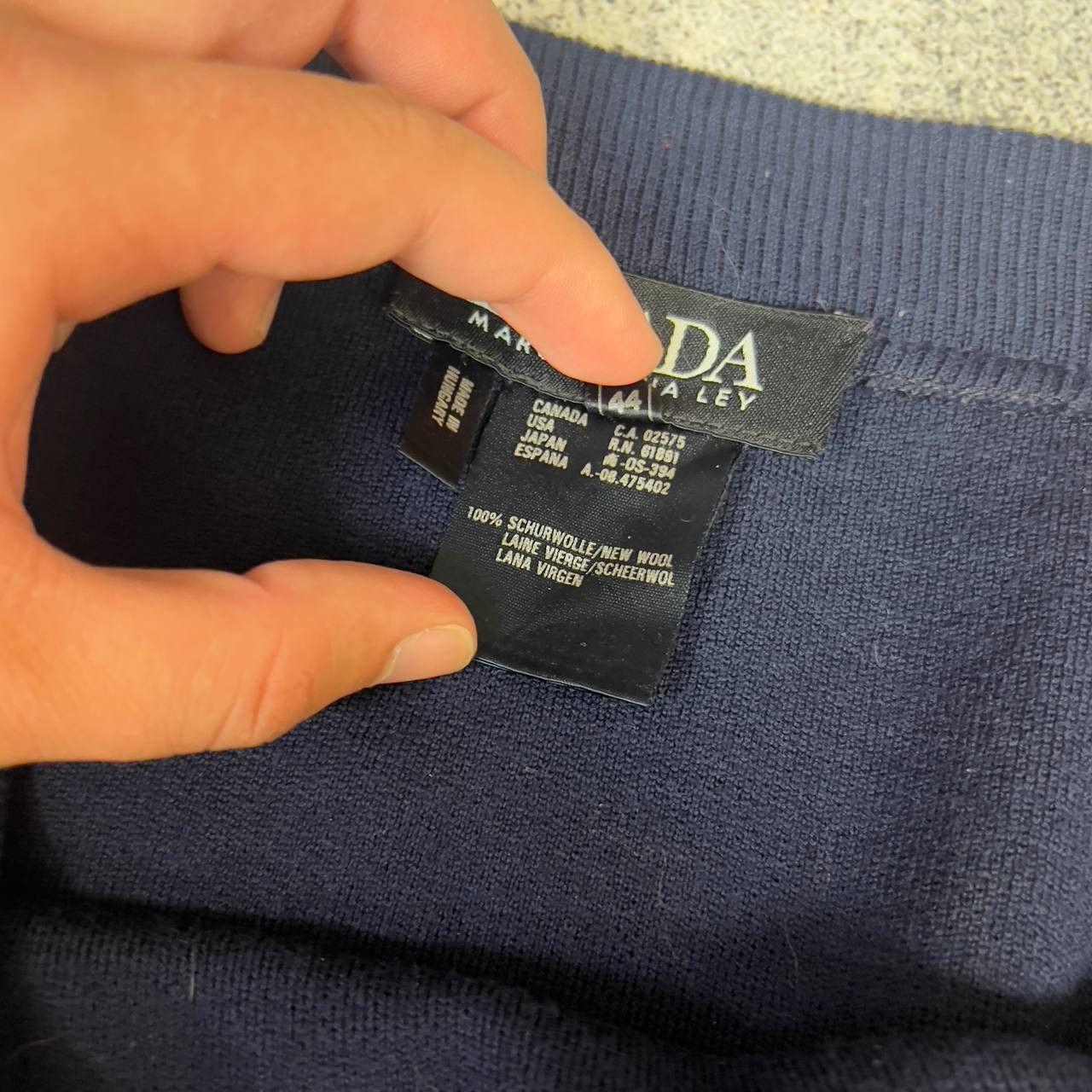 Escada Escada Skirt Women's Size 44 Wool Blue ` Size 30" / US 8 / IT 44 - 6 Thumbnail