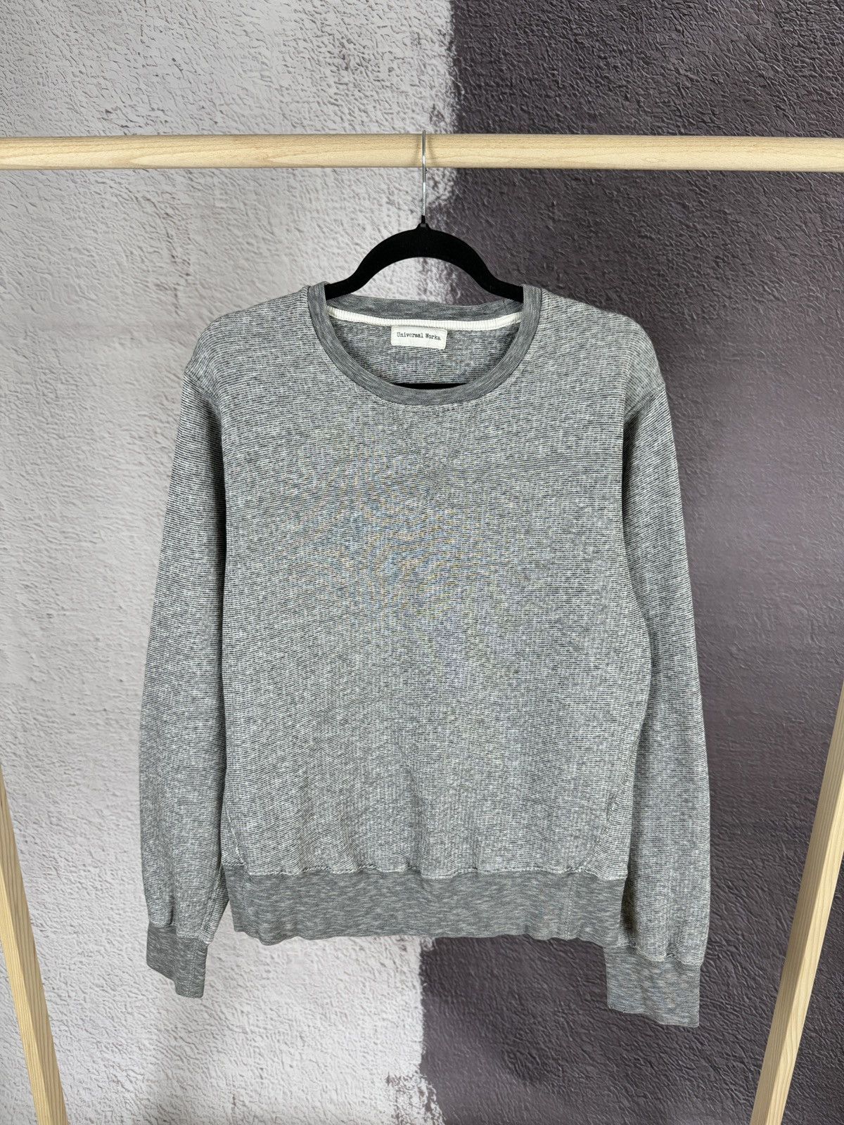 Universal Works Universal Works vintage grey basic crewneck sweatshirt Size US M / EU 48-50 / 2 - 1 Thumbnail