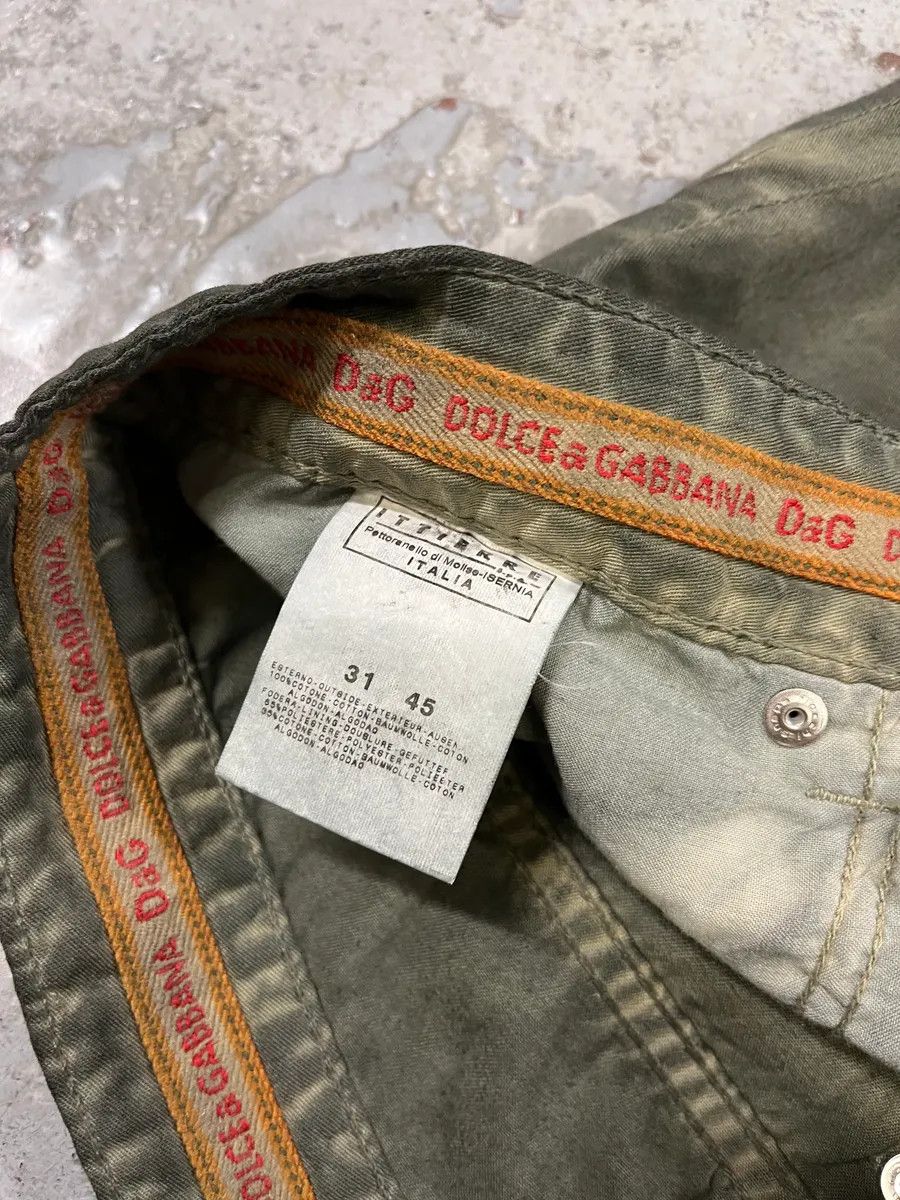 Dolce & Gabbana SS2006 Dolce & Gabbana Olive Green Pants Size US 31 - 12 Thumbnail