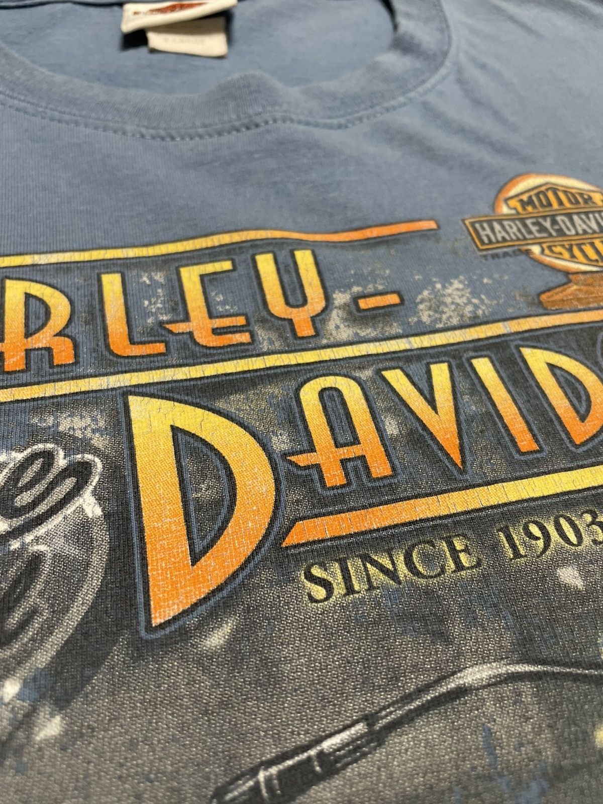 Harley Davidson Vintage Harley Davidson Newcastle England 2013s T-Shirt Size US XL / EU 56 / 4 - 8 Thumbnail