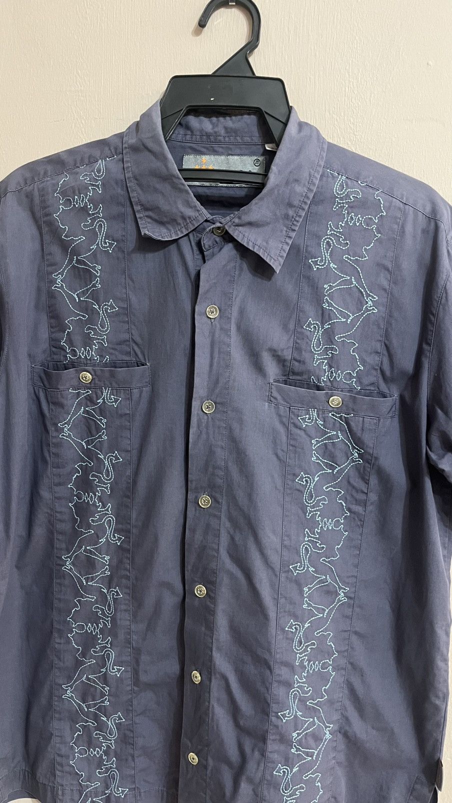 Mambo Vintage Mambo Naked Devil Embroidered Smart Shirt Size US M / EU 48-50 / 2 - 3 Thumbnail
